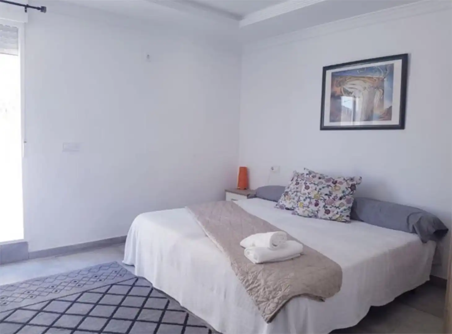 Schlafzimmer von Wohnung zum Verkauf in Adra mit Klimaanlage, Privatgarten und Parkett