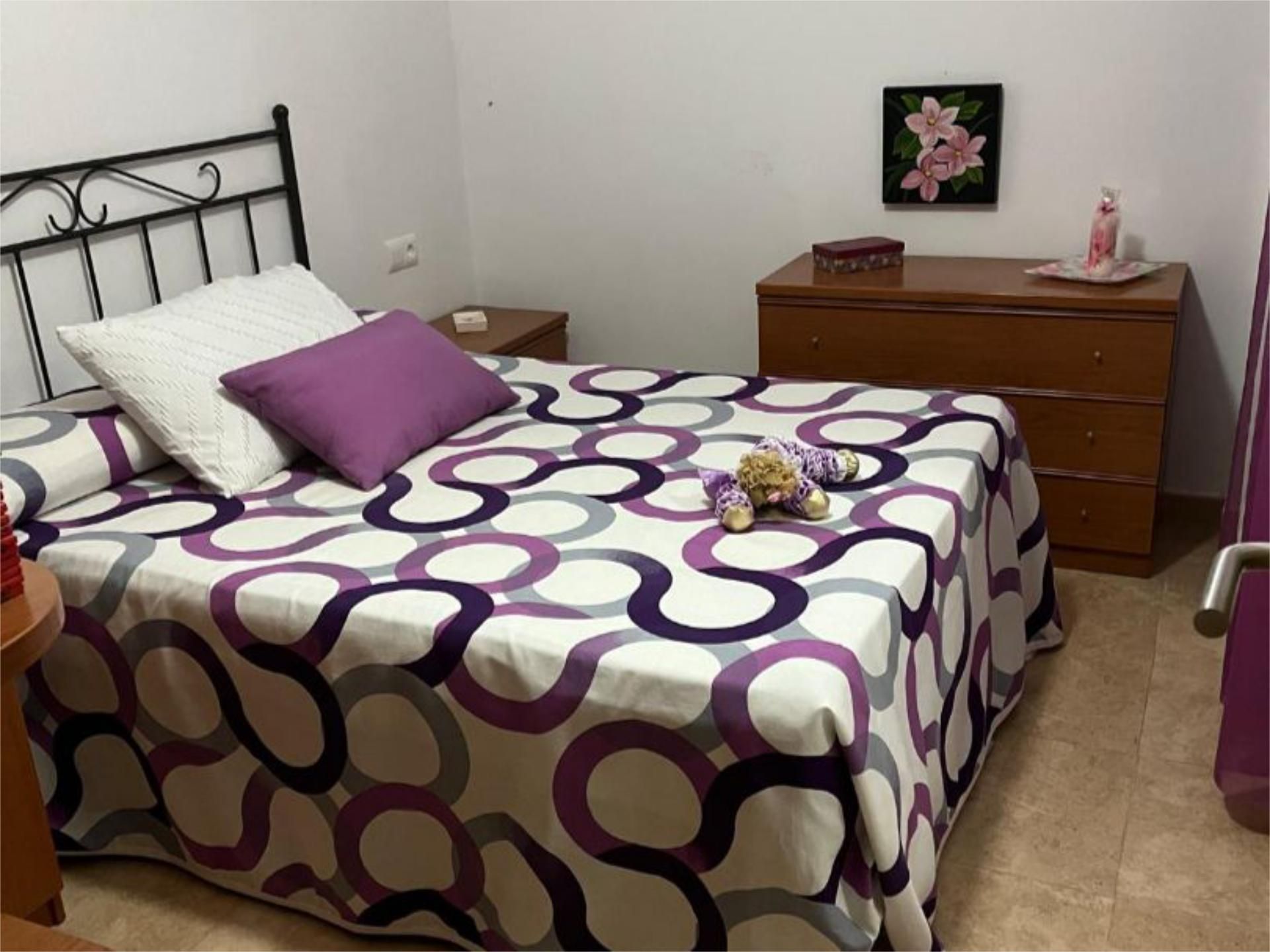 Schlafzimmer von Wohnung miete in Camarles mit Klimaanlage, Heizung und Abstellraum