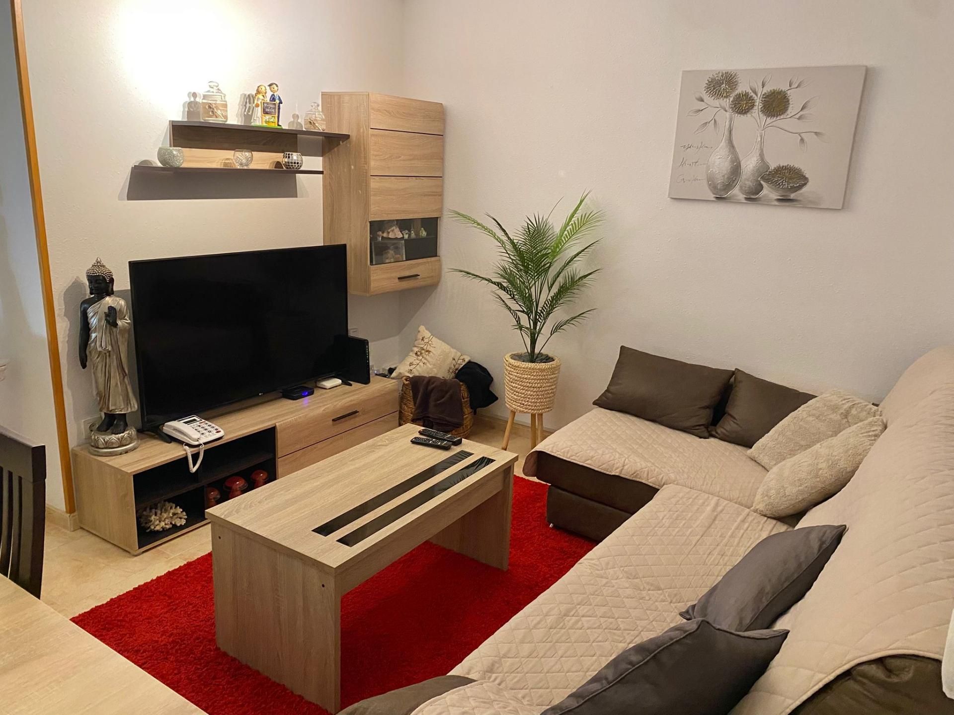Living room of Flat for sale in Cunit  with Terrace and Balcony