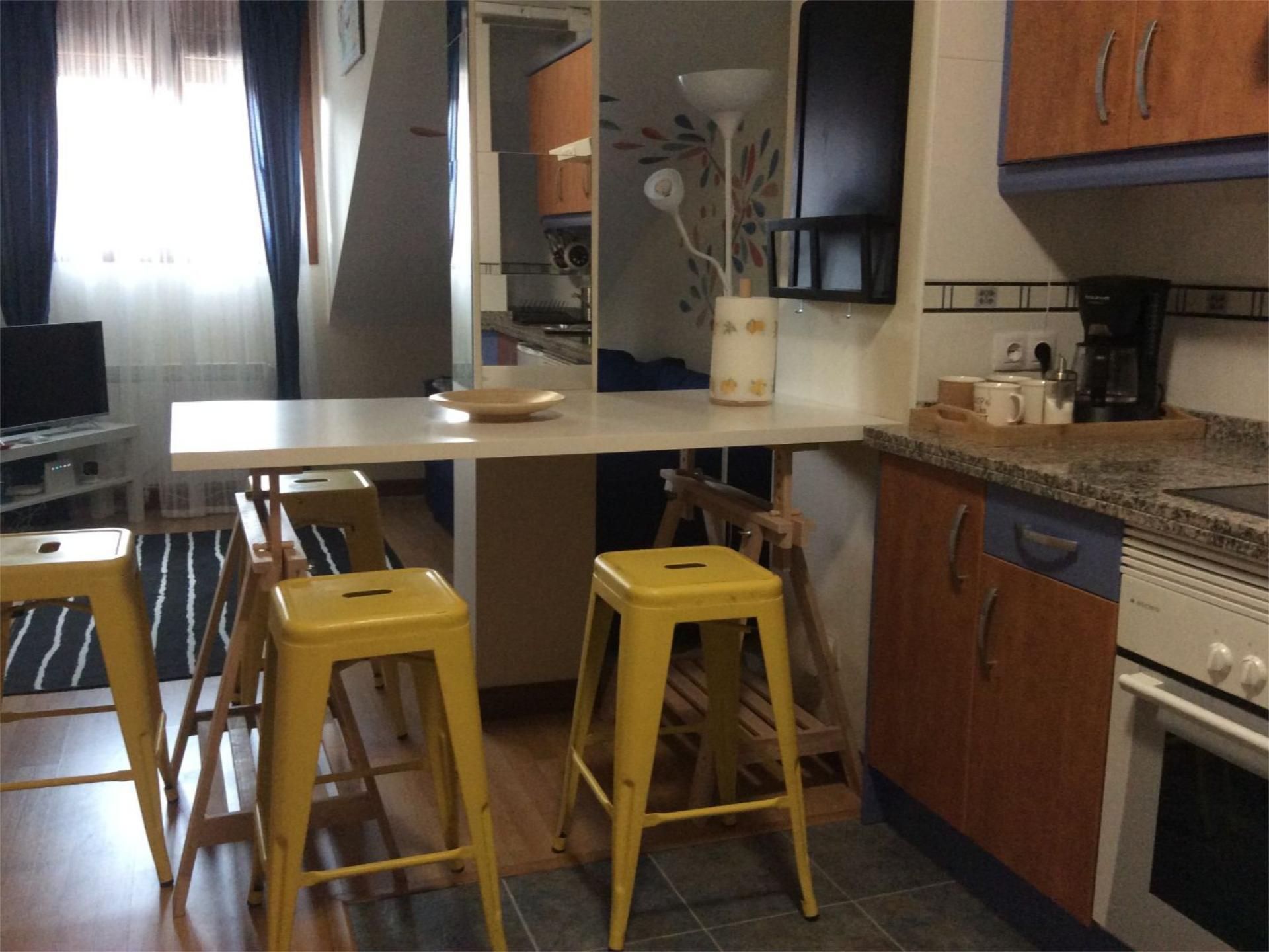 Kitchen of Flat for sale in Aller  with Heating and Furnished