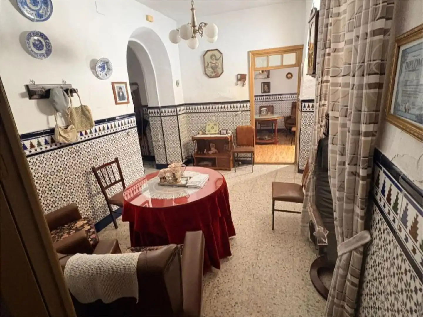 Casa adosada en venta en Calle San Francisco, 2, Fuentes de León Comedor de Casa adosada en venta en Fuentes de León con Terraza, Amueblado y Balcón