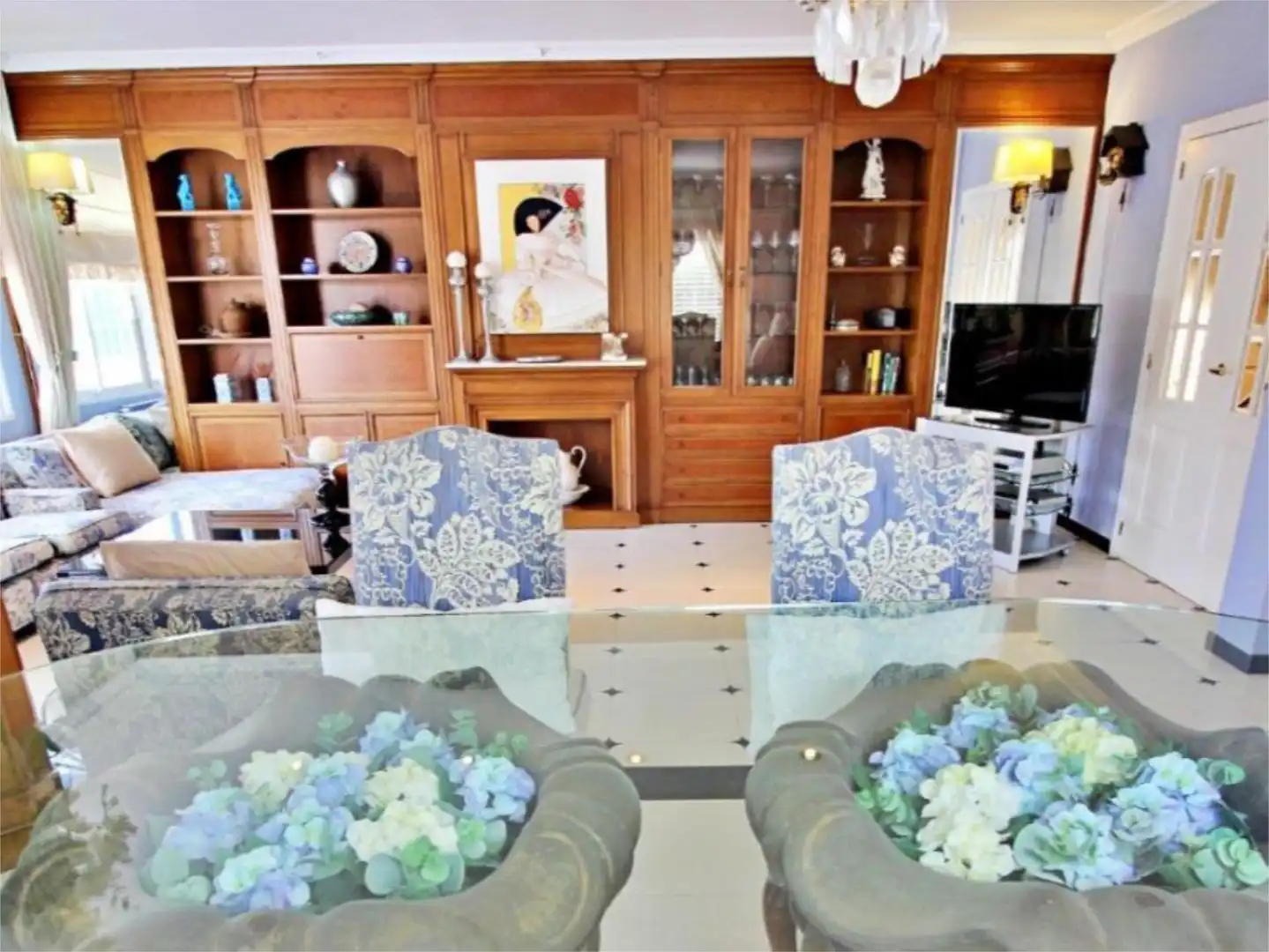 Sala de estar de Casa o chalet en venta en Benicasim / Benicàssim con Aire acondicionado, Terraza y Piscina