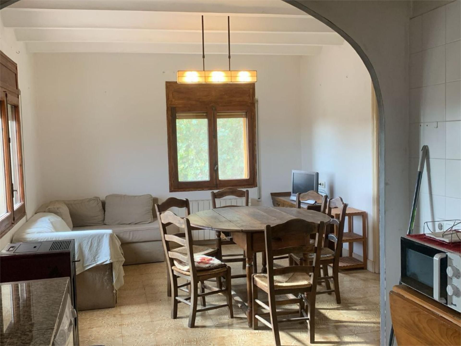 Comedor de Finca rústica de alquiler en Tornabous con Calefacción, Jardín privado y Amueblado