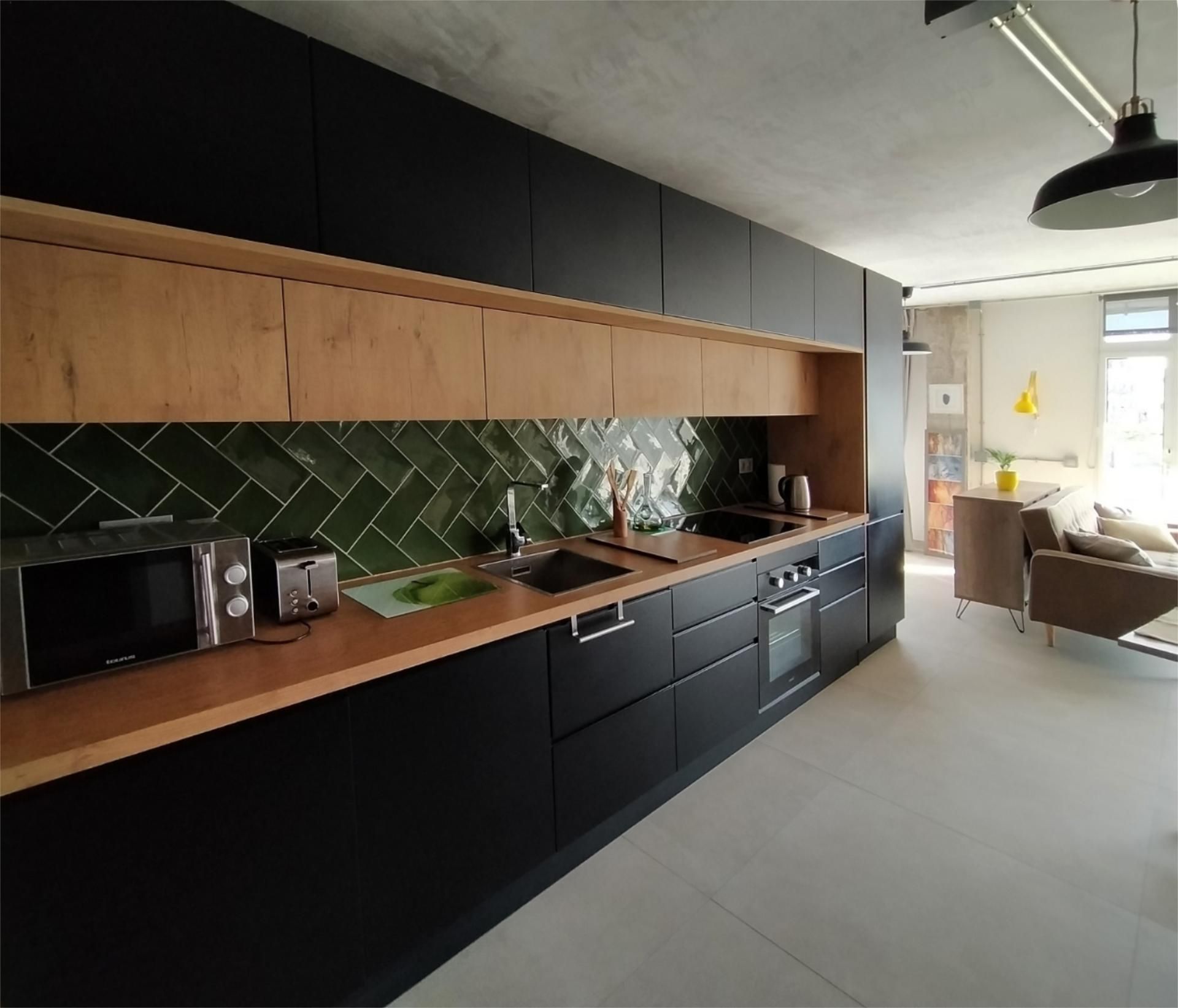 Kitchen of Flat to rent in Chiclana de la Frontera  with Air Conditioner, Furnished and Oven