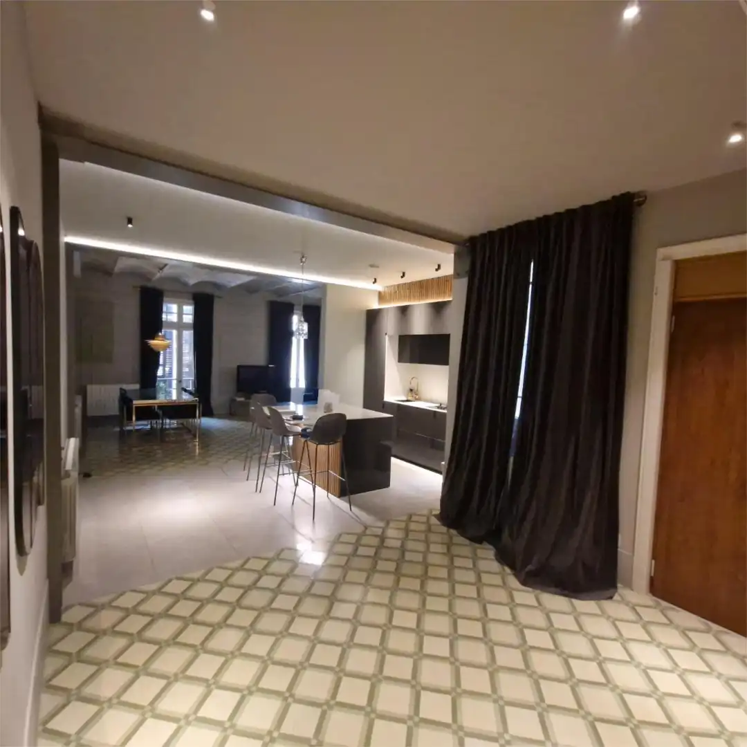Piso en venta en Carrer de Sèneca, 8, Vila de Gràcia Sala de estar de Piso en venta en Barcelona Capital con Aire acondicionado