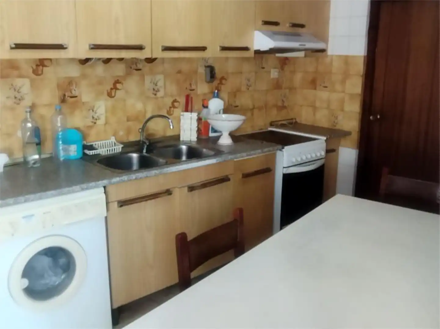 Kitchen of Flat for sale in Manzanal de Arriba  with Furnished and Balcony