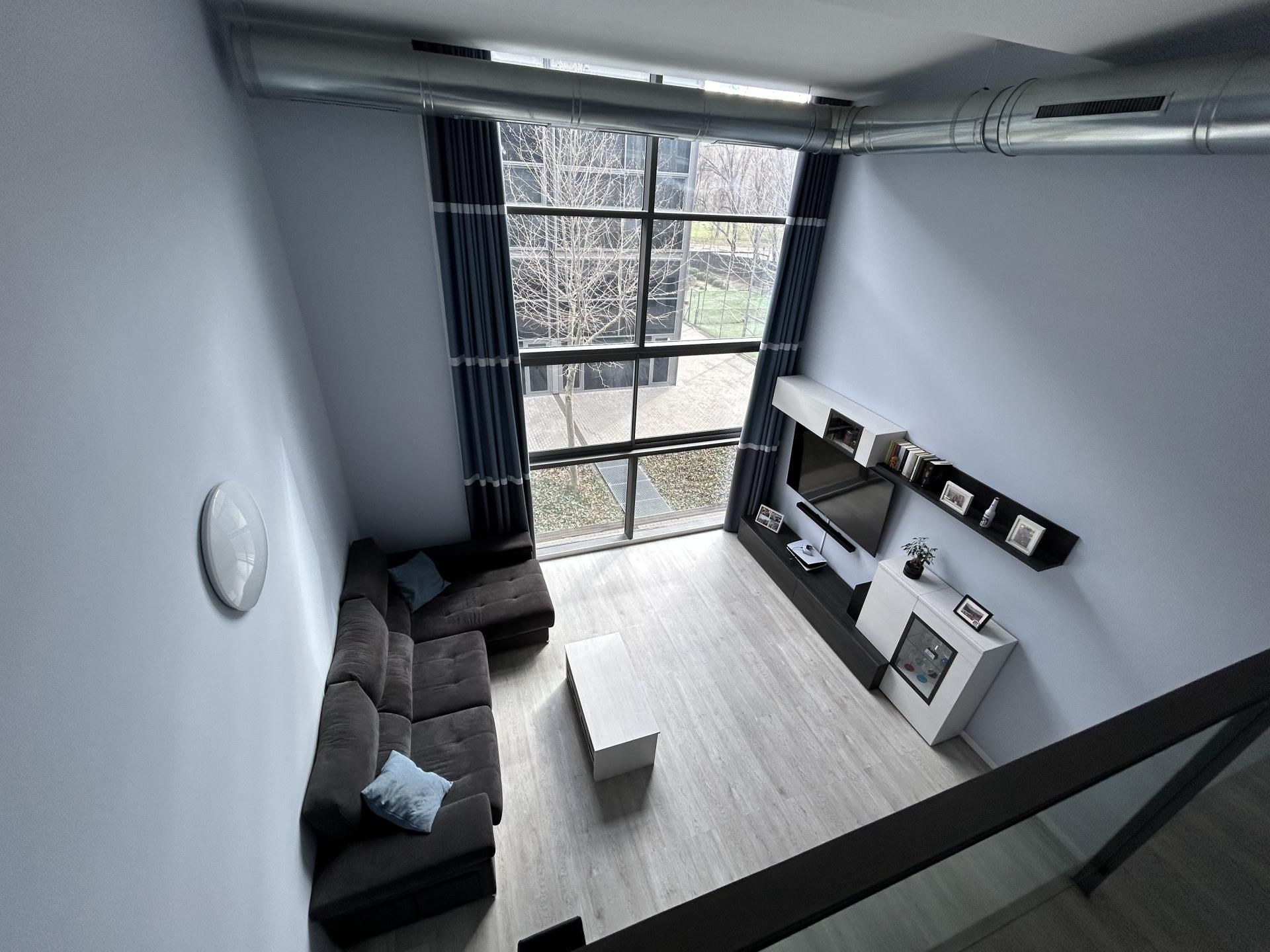 Sala de estar de Loft de alquiler en Alcalá de Henares con Aire acondicionado, Calefacción y Parquet