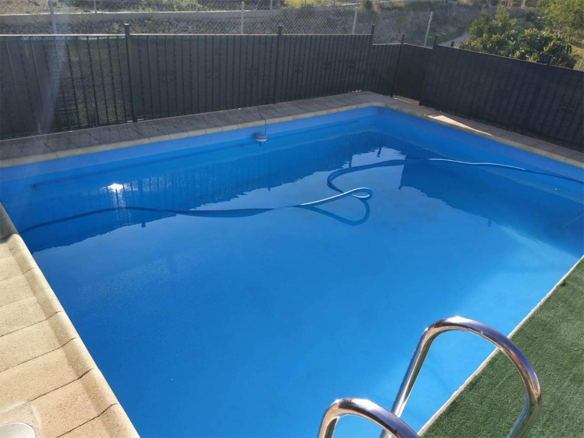 Swimming pool of Duplex to rent in Catadau  with Air Conditioner, Heating and Private garden