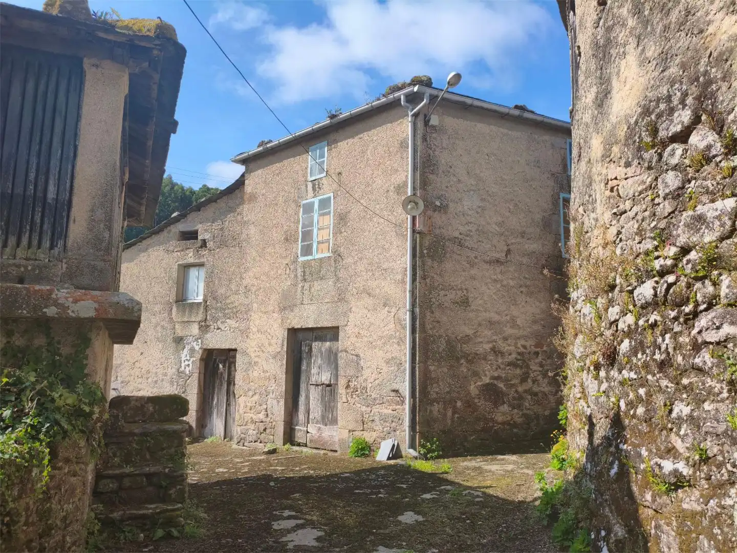Exterior view of Flat for sale in Ourol  with Private garden