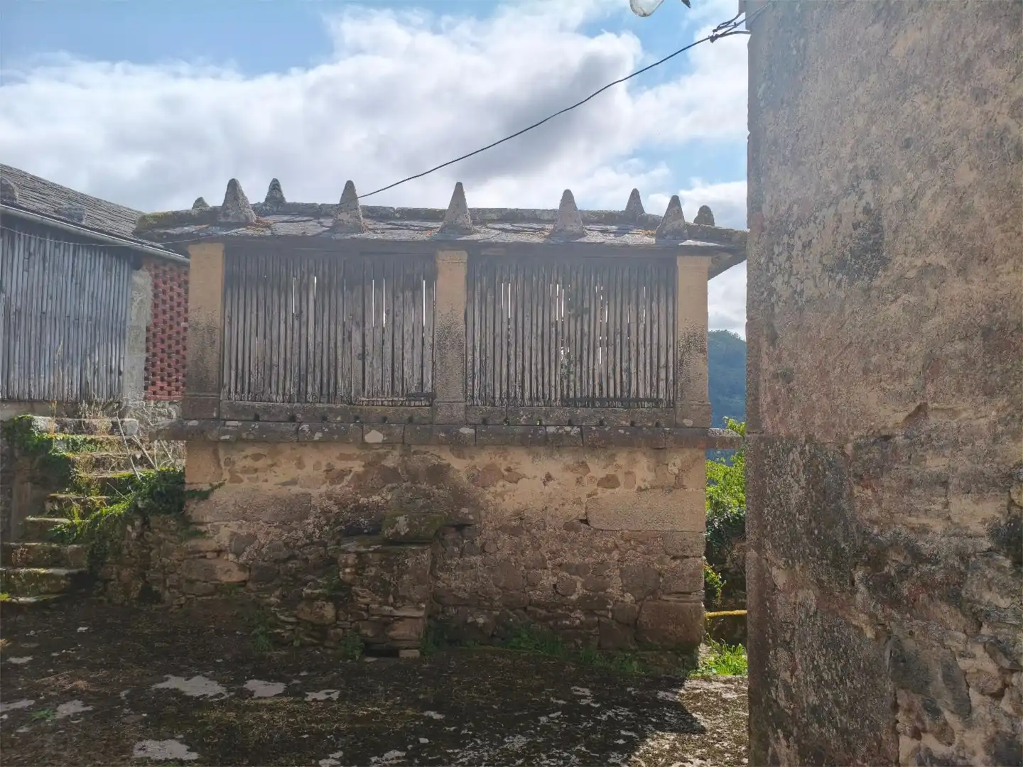 Exterior view of Flat for sale in Ourol  with Private garden