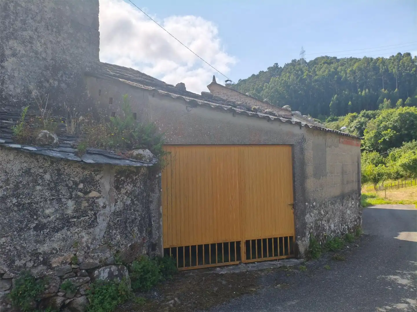 Exterior view of Flat for sale in Ourol  with Private garden