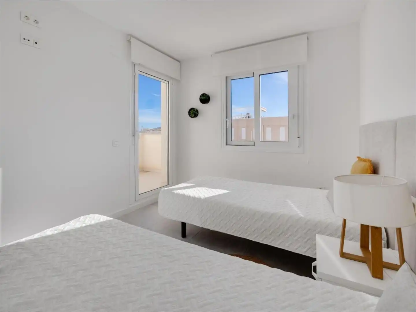 Flat for sale in Calle Francisco de Quevedo, 11, Aguas Nuevas Bedroom of Flat for sale in Torrevieja with Air Conditioner, Terrace and Swimming Pool