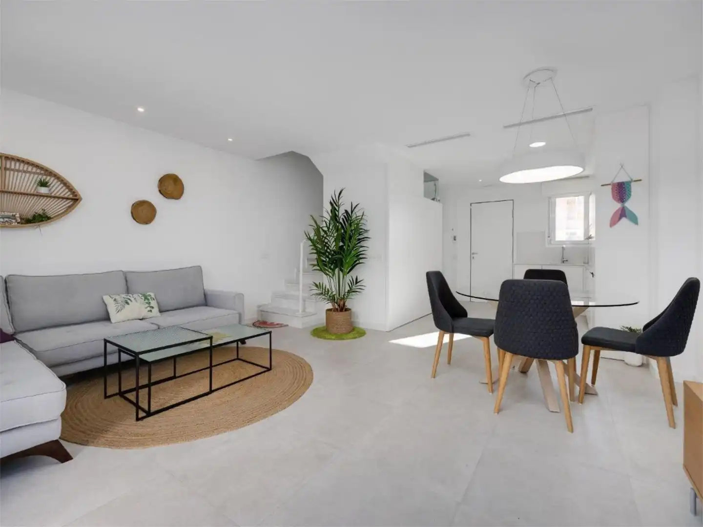 Flat for sale in Calle Francisco de Quevedo, 11, Aguas Nuevas Living room of Flat for sale in Torrevieja with Air Conditioner, Terrace and Swimming Pool