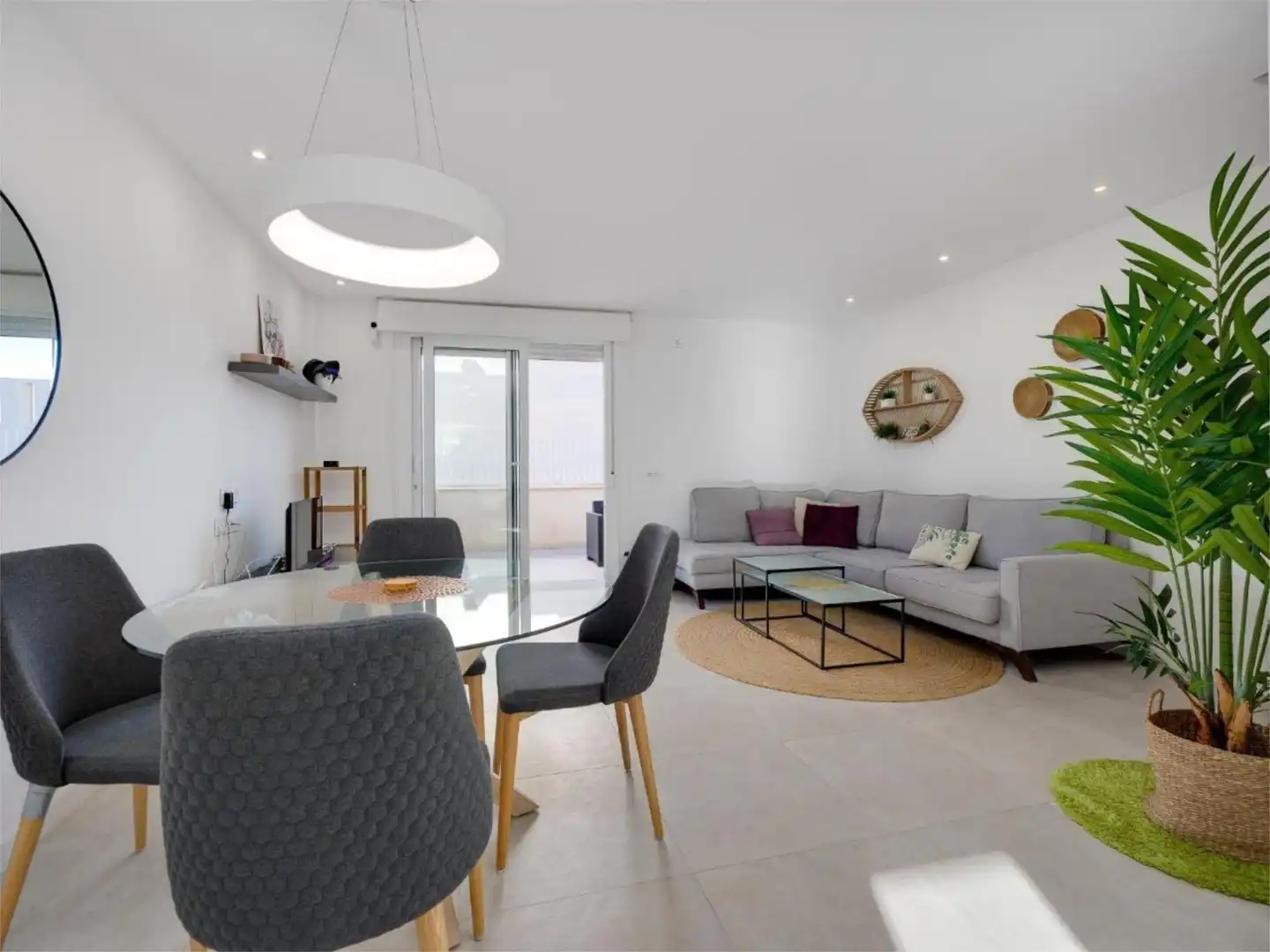 Flat for sale in Calle Francisco de Quevedo, 11, Aguas Nuevas Living room of Flat for sale in Torrevieja with Air Conditioner, Terrace and Swimming Pool