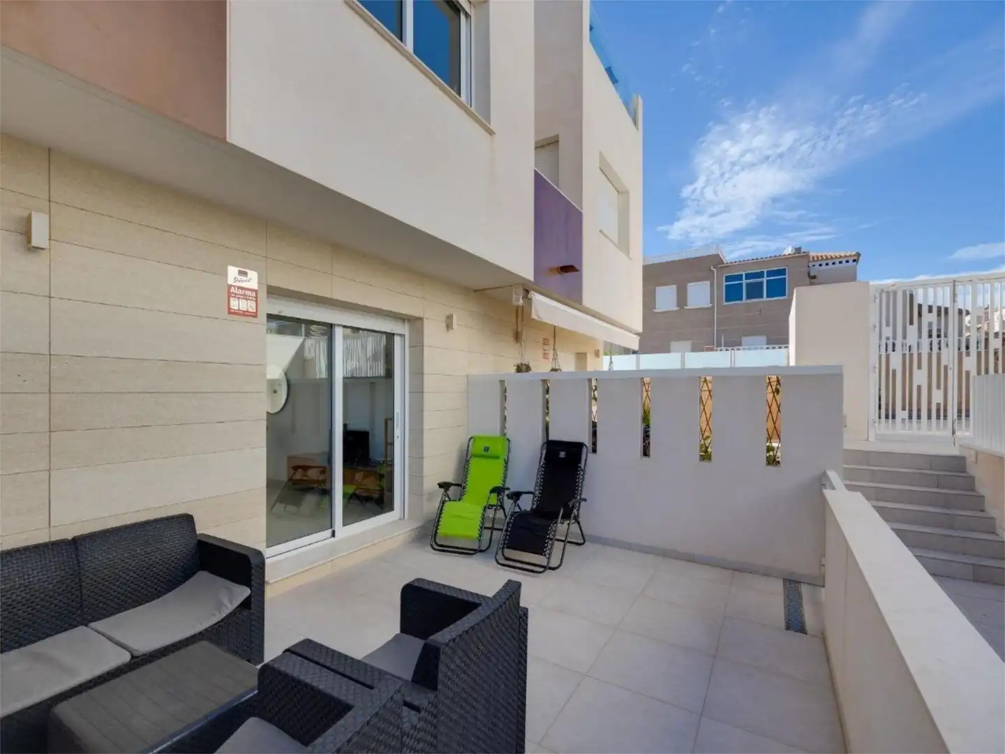 Flat for sale in Calle Francisco de Quevedo, 11, Aguas Nuevas Terrace of Flat for sale in Torrevieja with Air Conditioner, Terrace and Swimming Pool