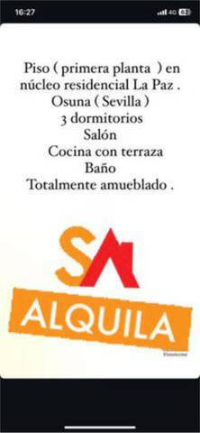 Piso en Alquiler en Osuna