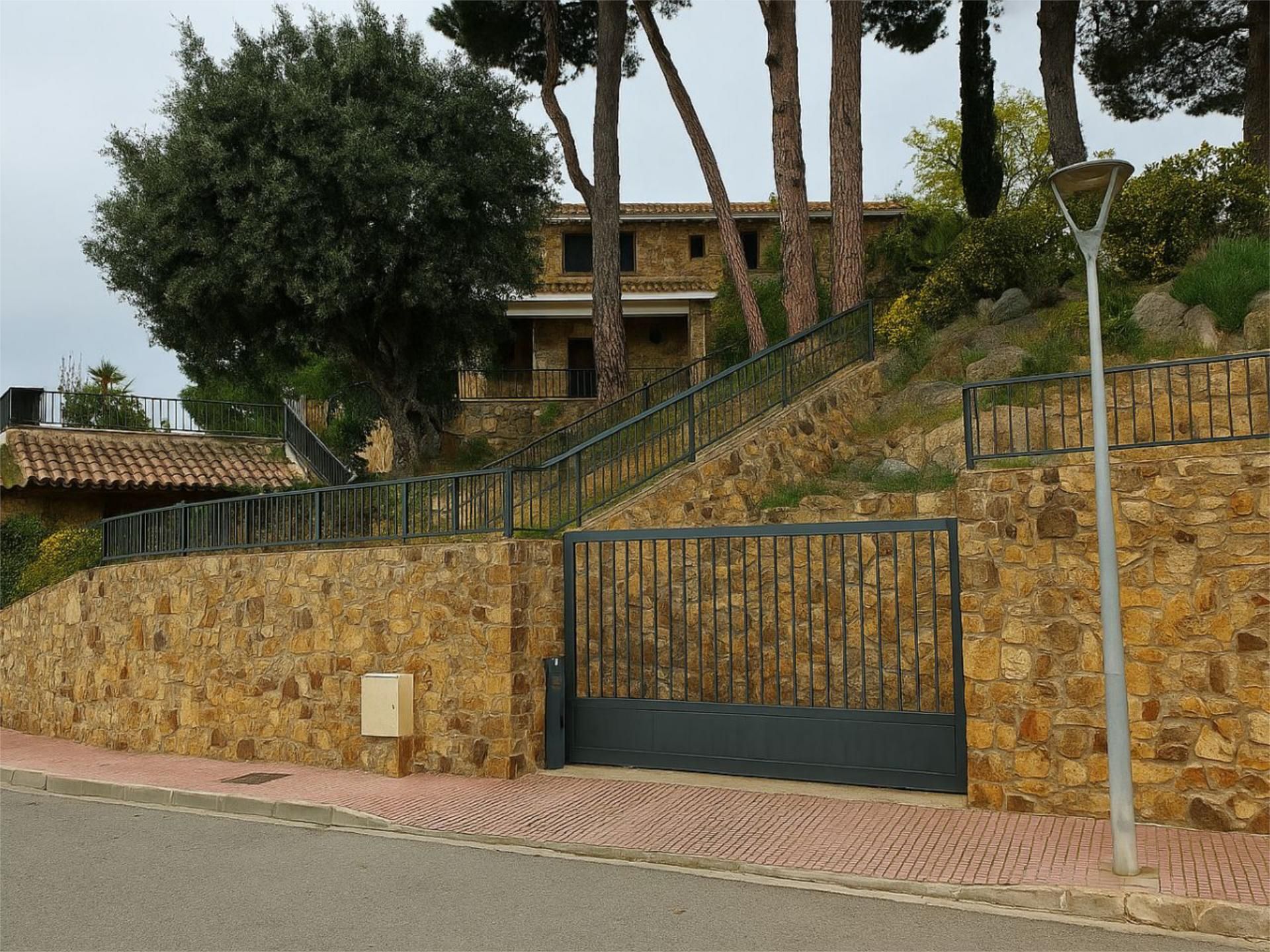 Exterior view of House or chalet for sale in Teià  with Air Conditioner, Terrace and Swimming Pool