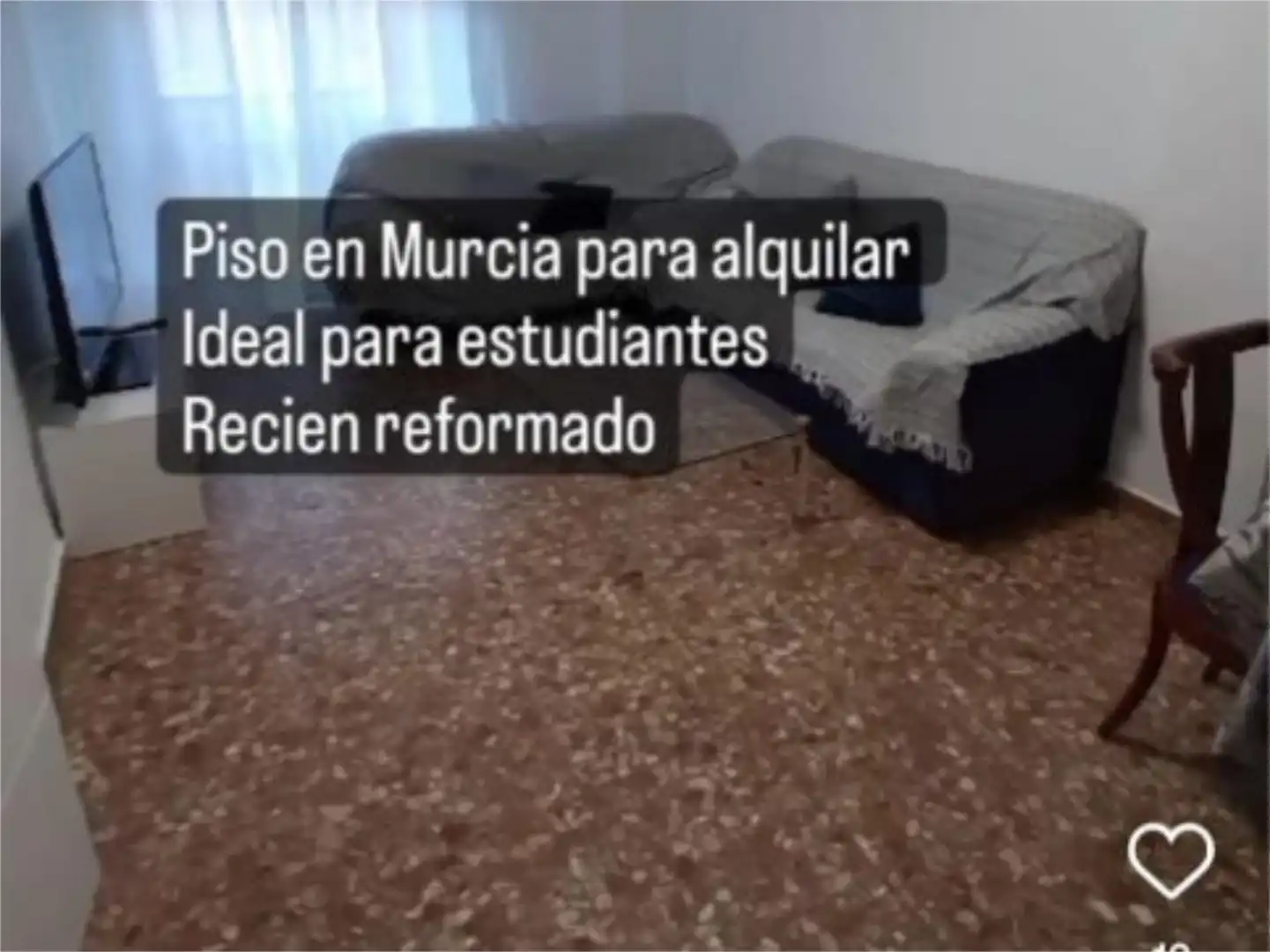 Pis de lloguer a Calle Princesa, 1, El Carmen Dormitori de Pis de lloguer en Murcia amb Moblat