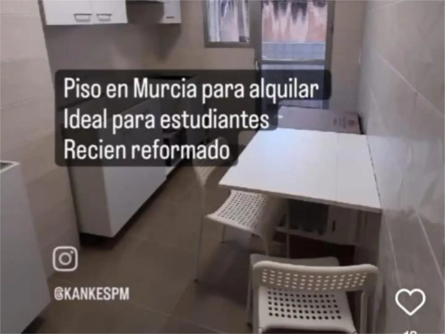 Pis de lloguer a Calle Princesa, 1, El Carmen Cuina de Pis de lloguer en Murcia amb Moblat