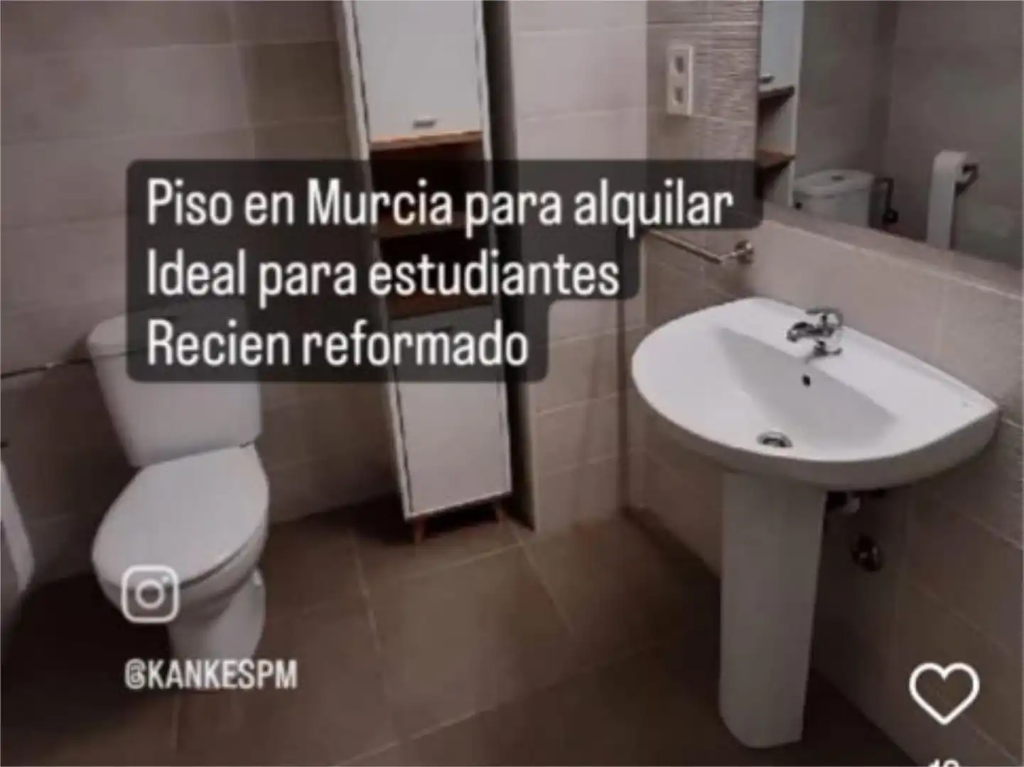 Pis de lloguer a Calle Princesa, 1, El Carmen Bany de Pis de lloguer en Murcia amb Moblat