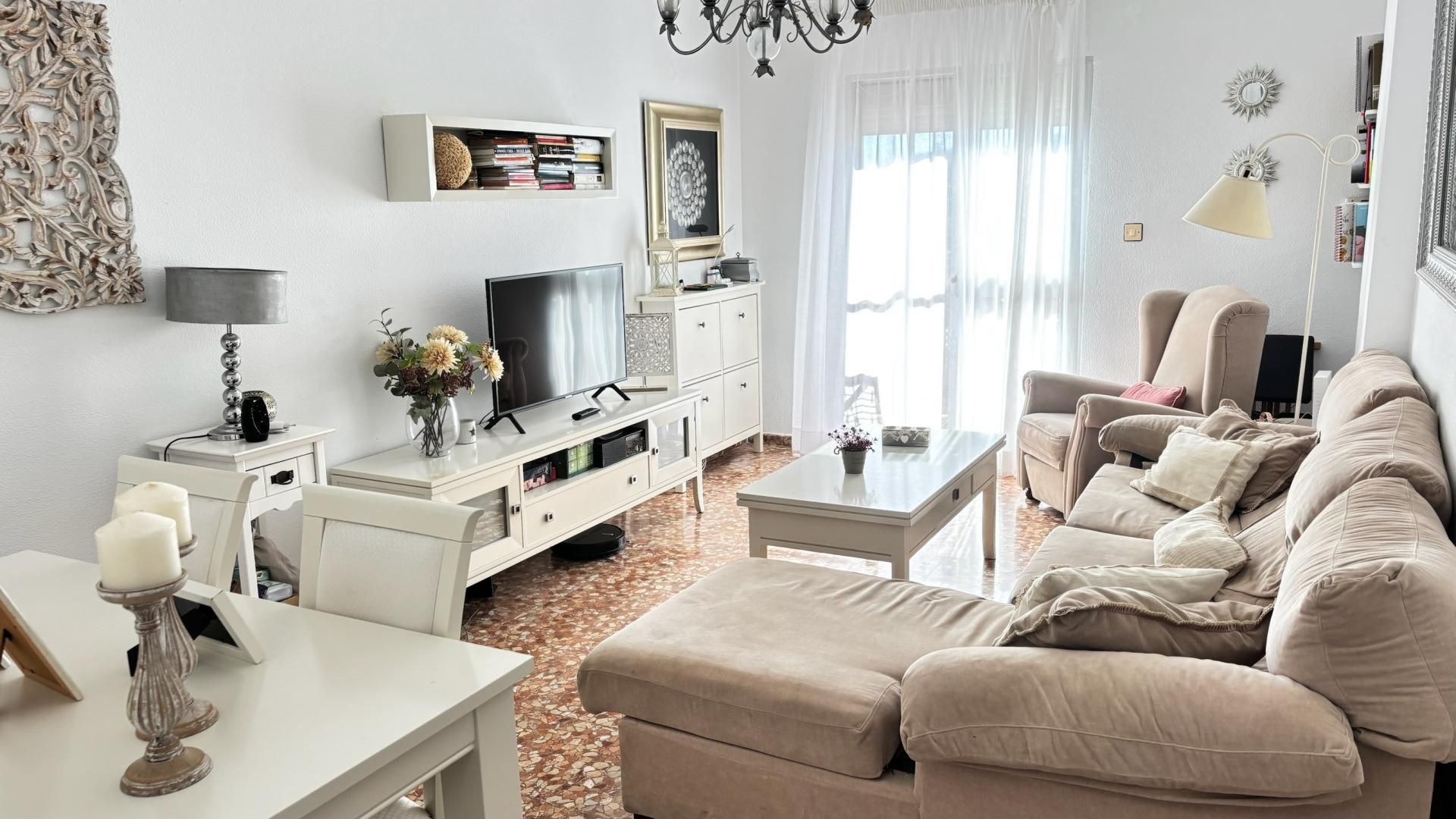 Living room of Flat for sale in Rota  with Furnished and Balcony