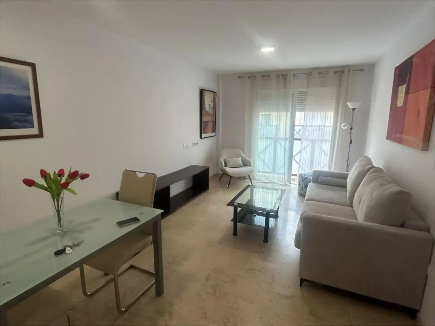 Apartments for rent in Camino Viejo de Coín, 16, Centro Living room of Apartments for rent in Mijas with Furnished and Balcony