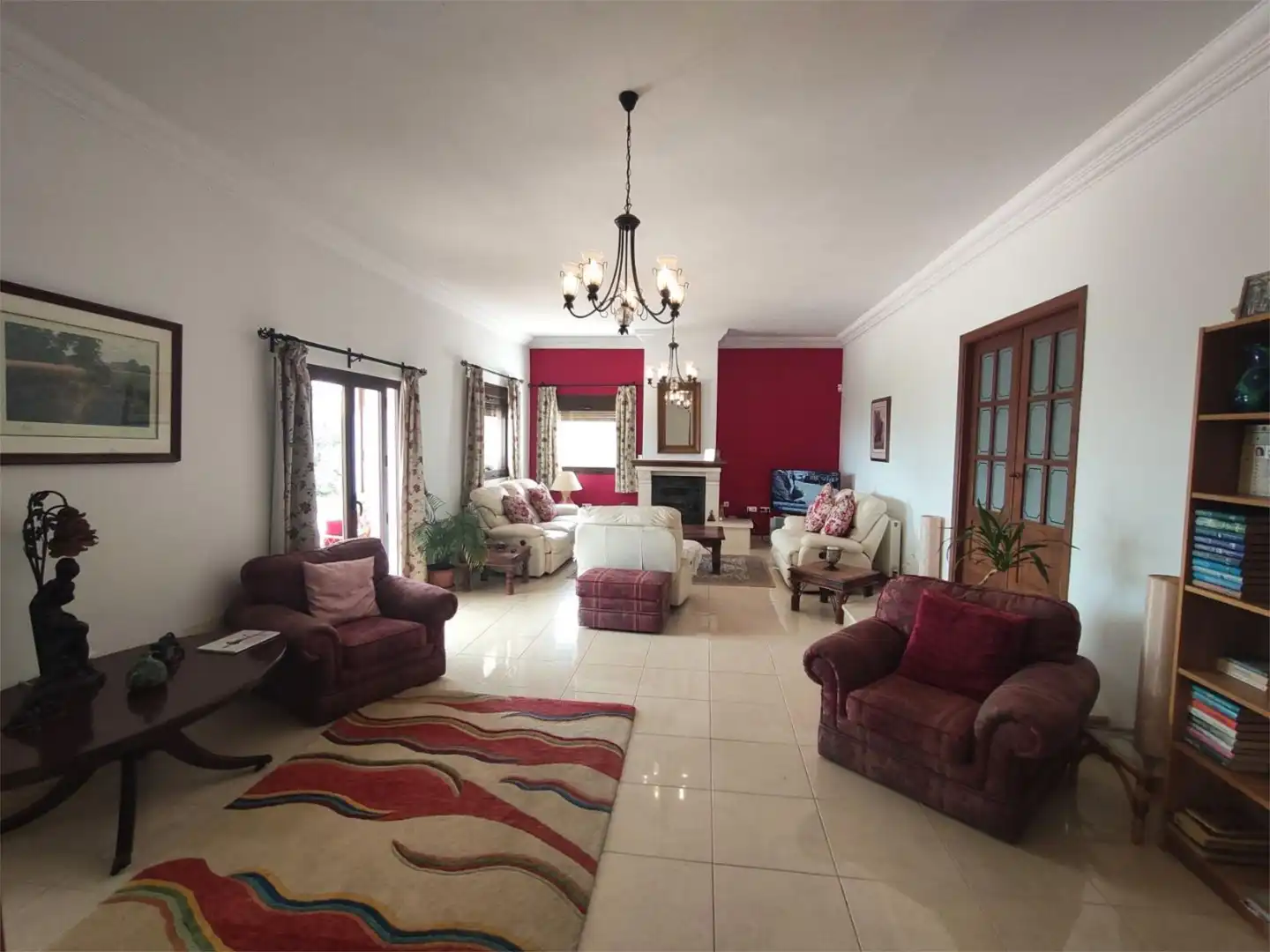 Finca rústica en venta en Lugar Los Olivares, 17, Casarabonela Sala de estar de Finca rústica en venta en Casarabonela con Aire acondicionado, Terraza y Piscina