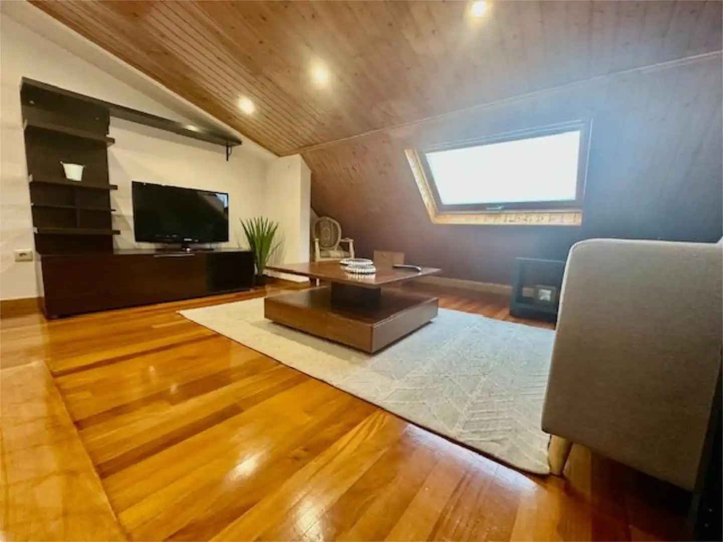 Piso en venta en Avenida Juan Carlos I, 35, Vilagarcía Sala de estar de Piso en venta en Vilagarcía de Arousa con Calefacción, Parquet y Terraza