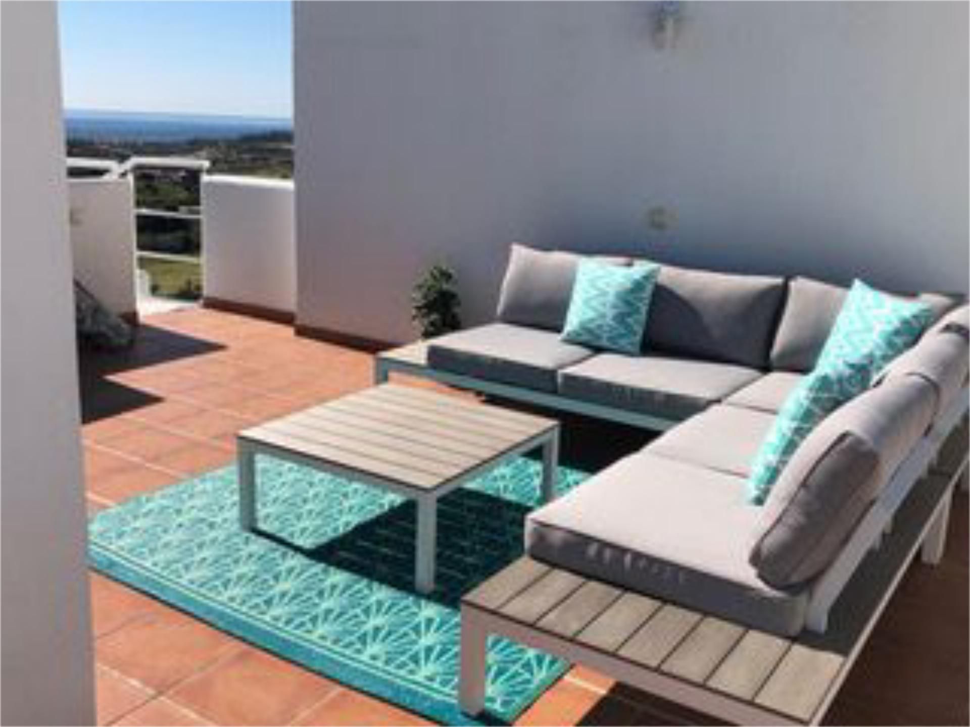 Terrace of Flat for sale in Estepona  with Air Conditioner, Terrace and Swimming Pool