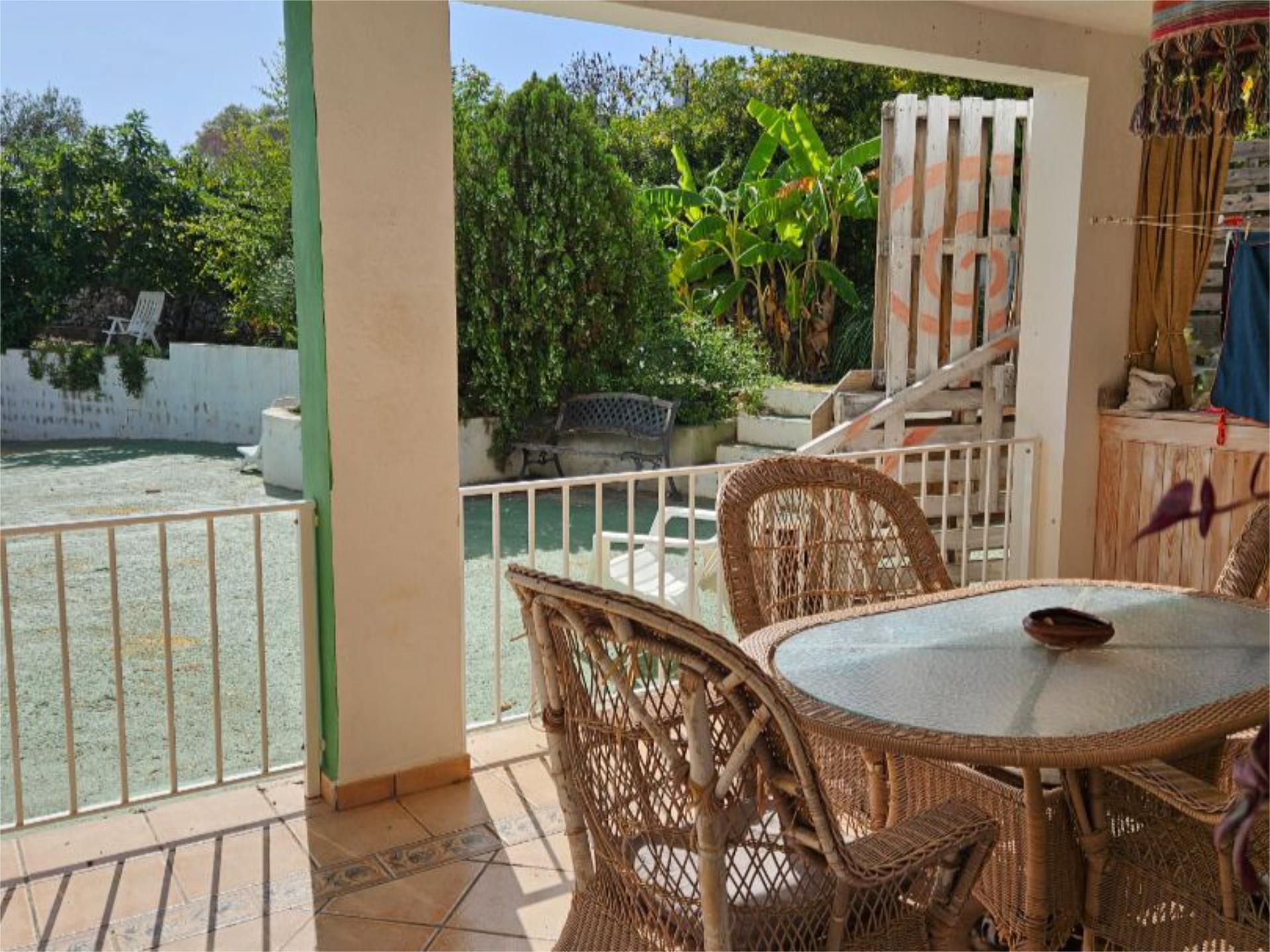 Terrassa de Apartament de lloguer en Callosa d'en Sarrià amb Calefacció, Jardí privat i Piscina