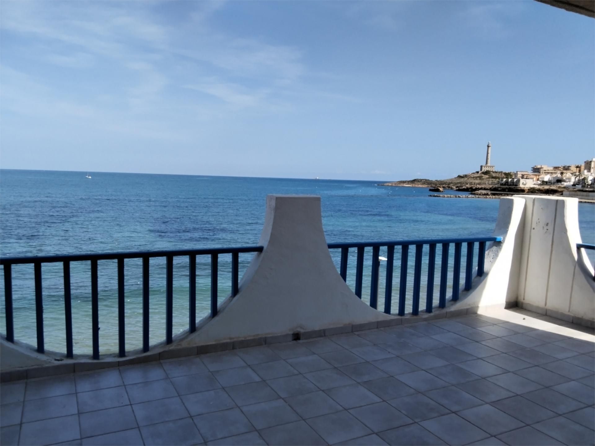 Terrace of Flat for sale in Cartagena  with Terrace, Storage room and Furnished