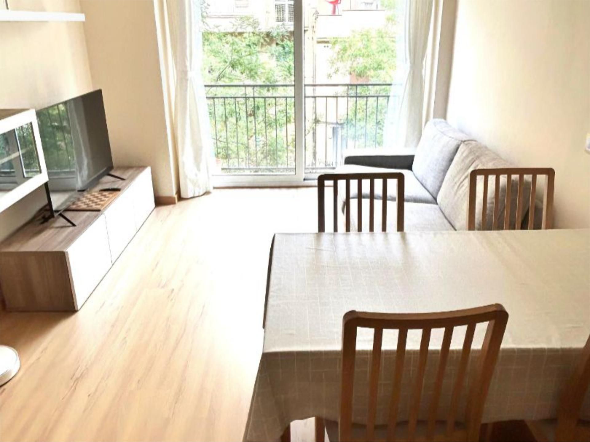 Living room of Flat for sale in  Barcelona Capital  with Air Conditioner and Balcony