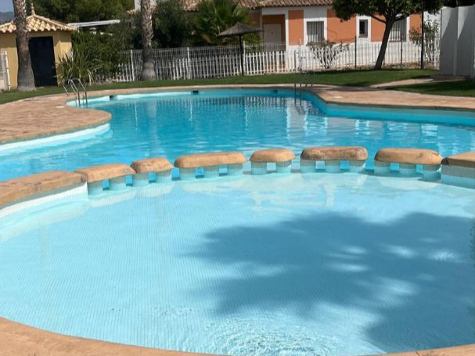 Swimming pool of Single-family semi-detached to rent in Mutxamel  with Air Conditioner, Private garden and Terrace