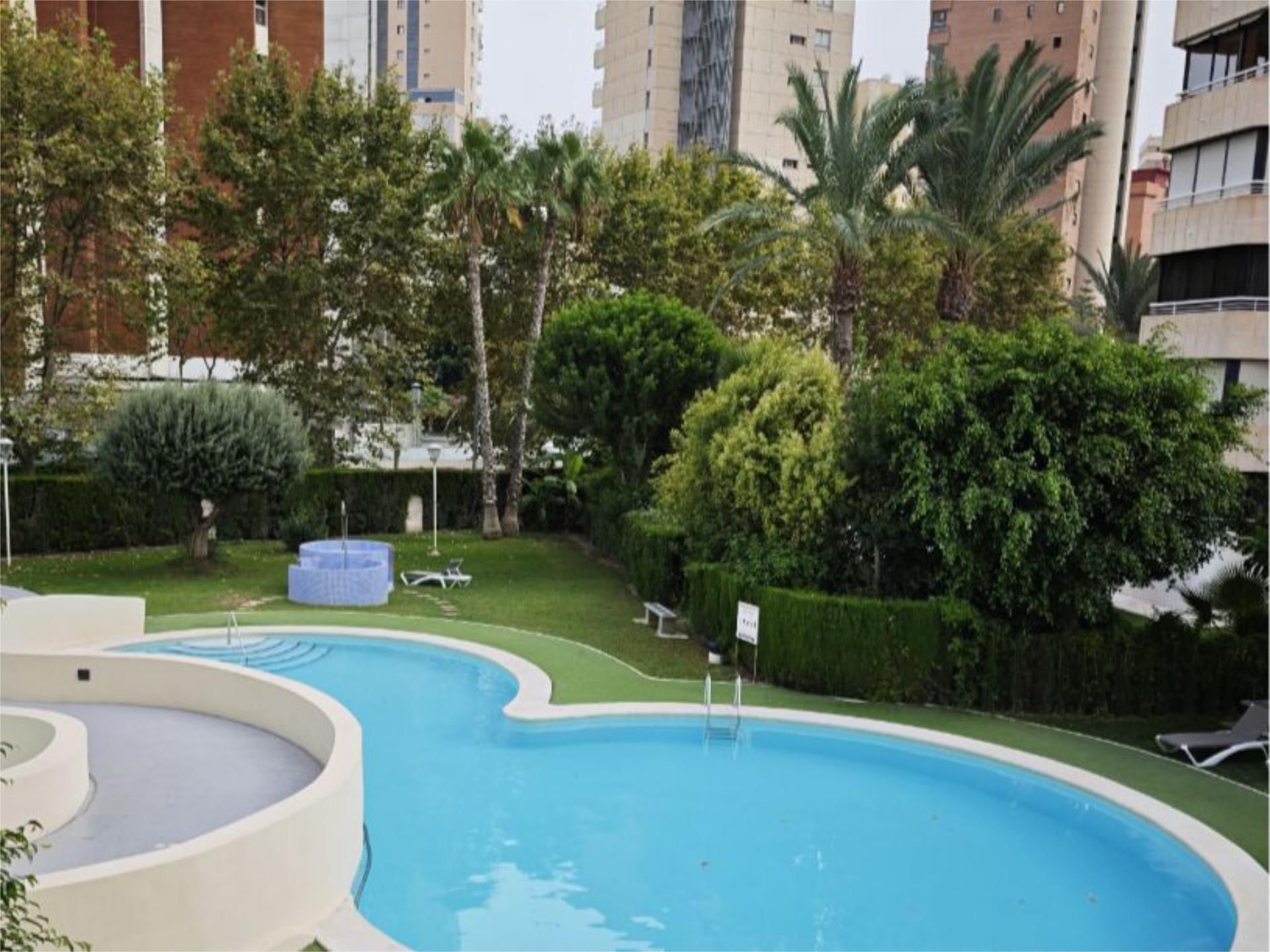 Piscina de Piso de alquiler en Benidorm con Aire acondicionado, Terraza y Trastero