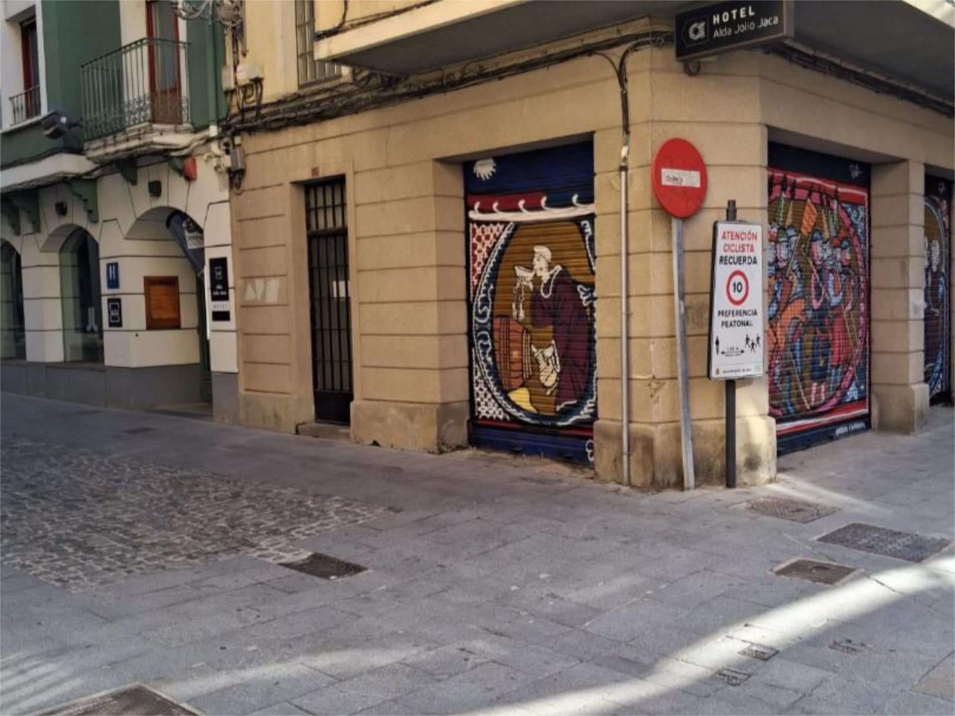 Exterior view of Industrial buildings for sale in Jaca