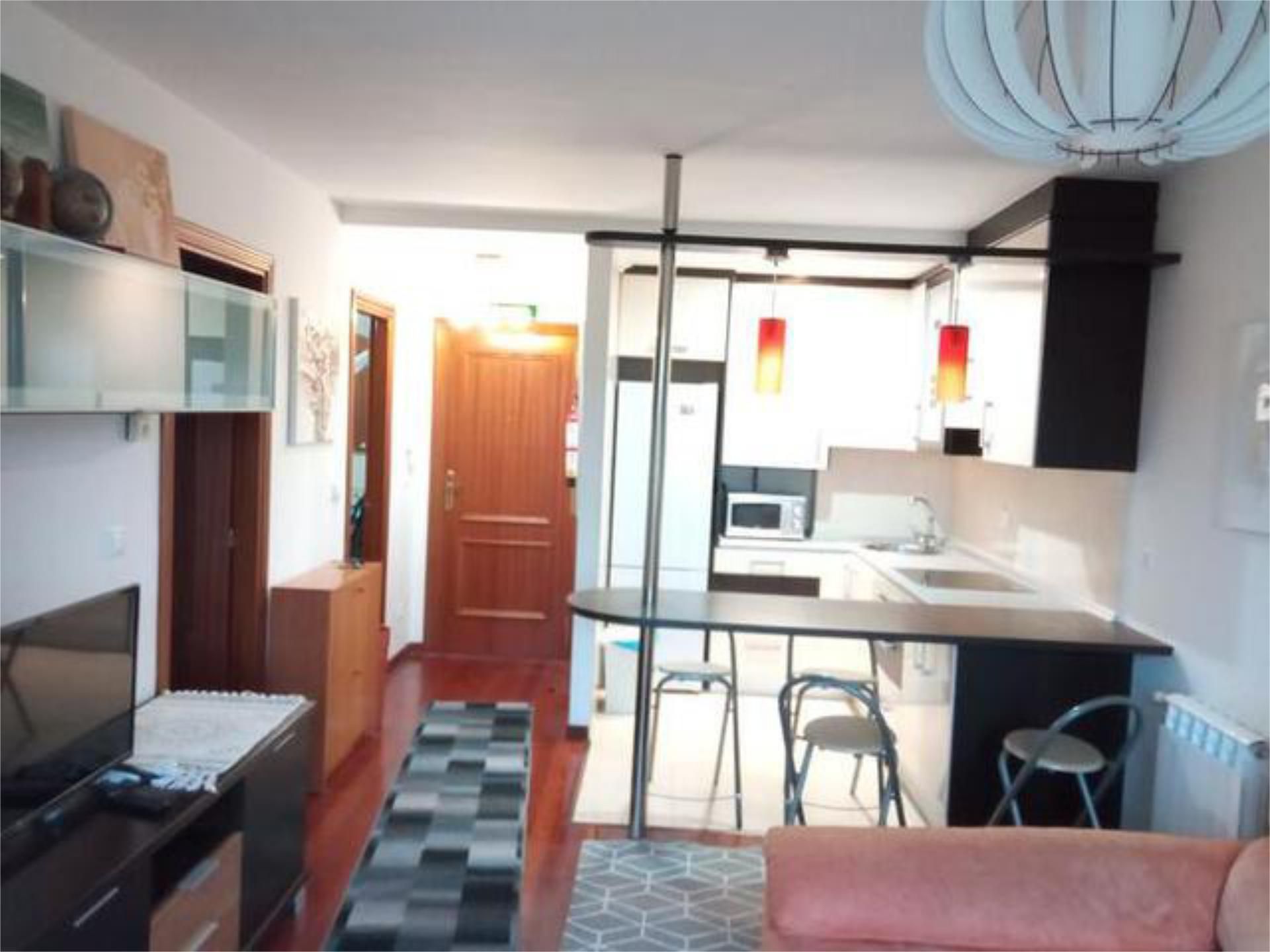 Cuina de Apartament de lloguer en Suances amb Calefacció, Piscina i Moblat