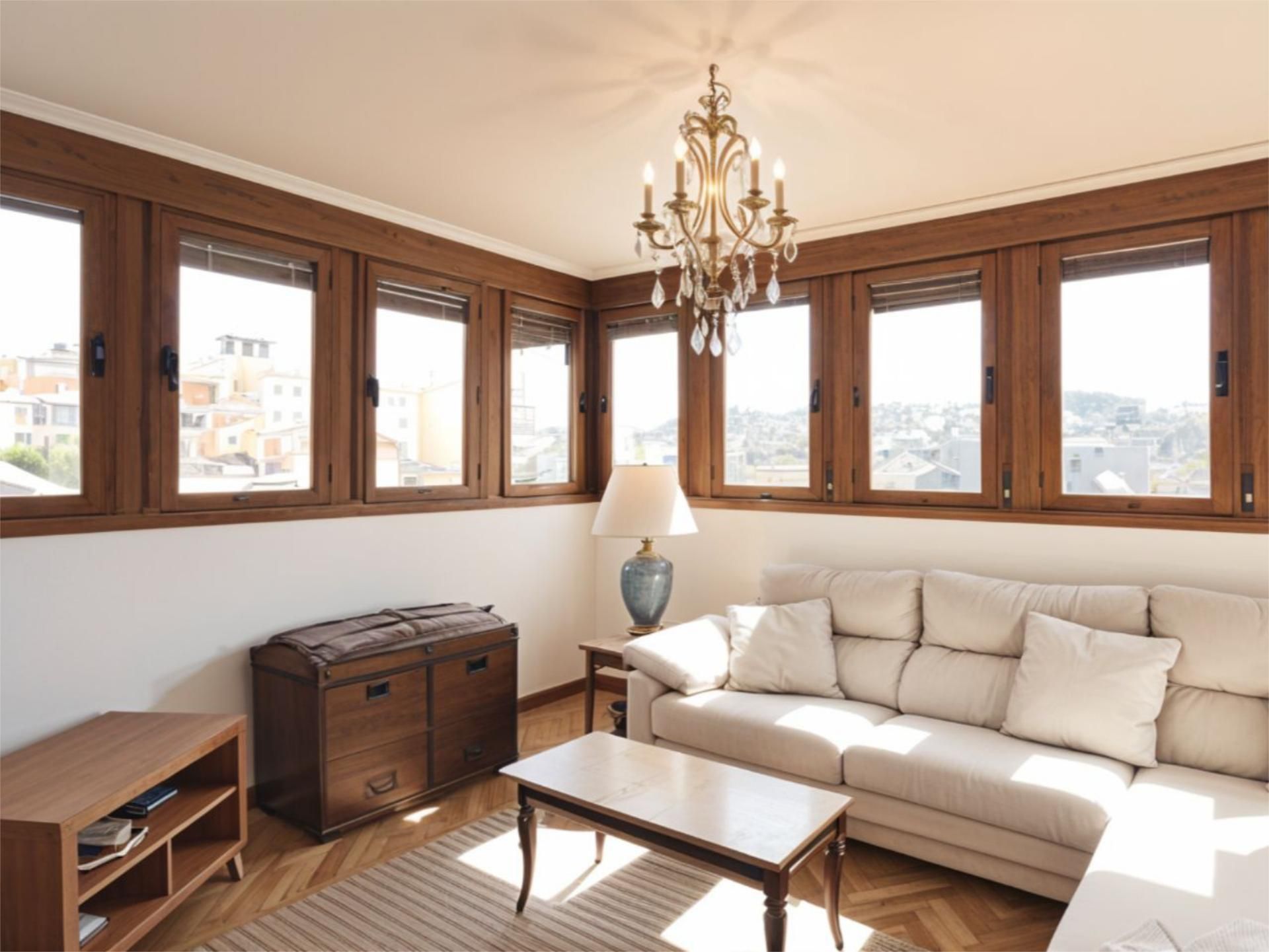 Sala d'estar de Àtic en venda en  Toledo Capital amb Aire condicionat