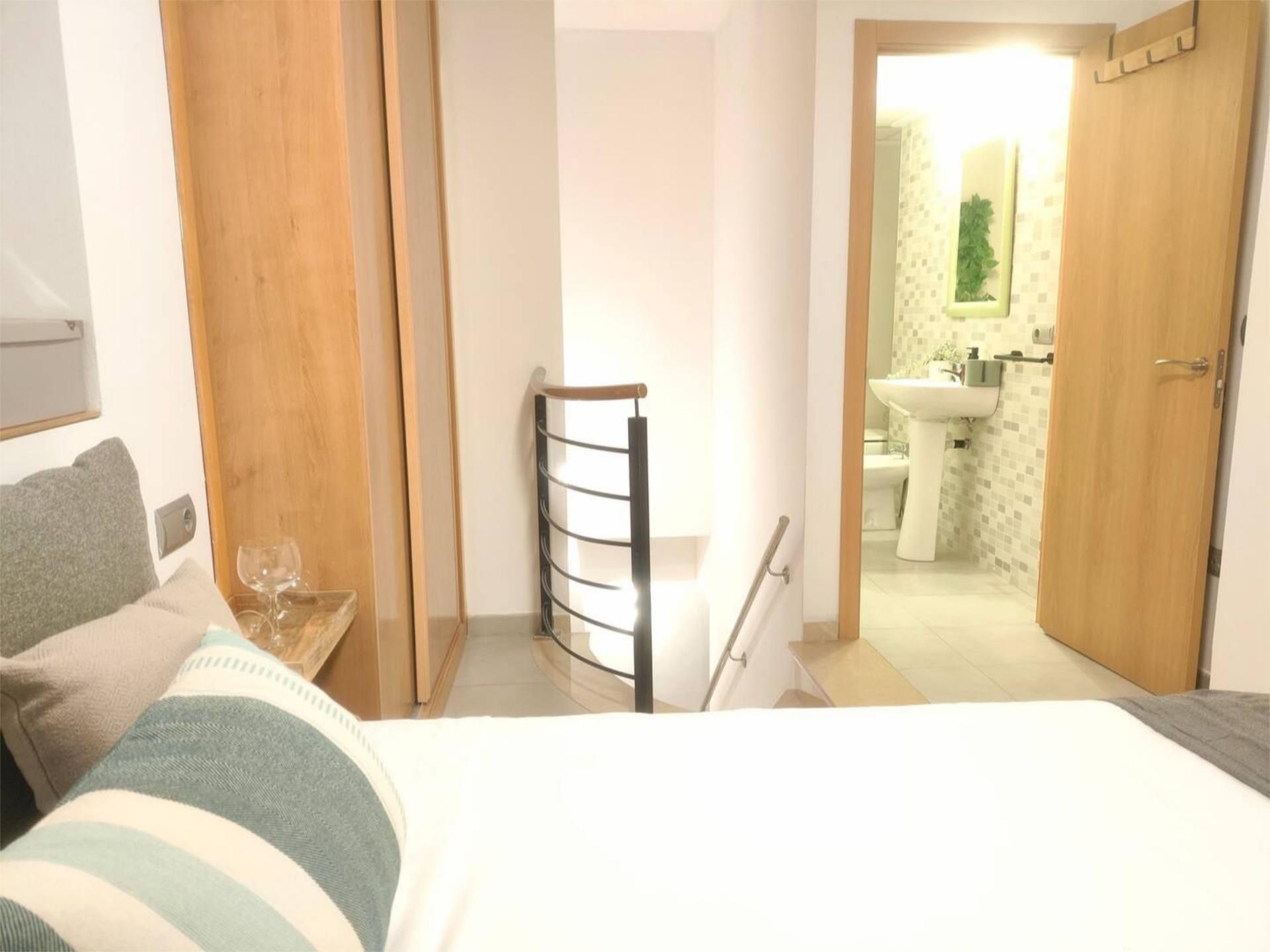 Dormitori de Apartament de lloguer en Castellón de la Plana / Castelló de la Plana amb Aire condicionat