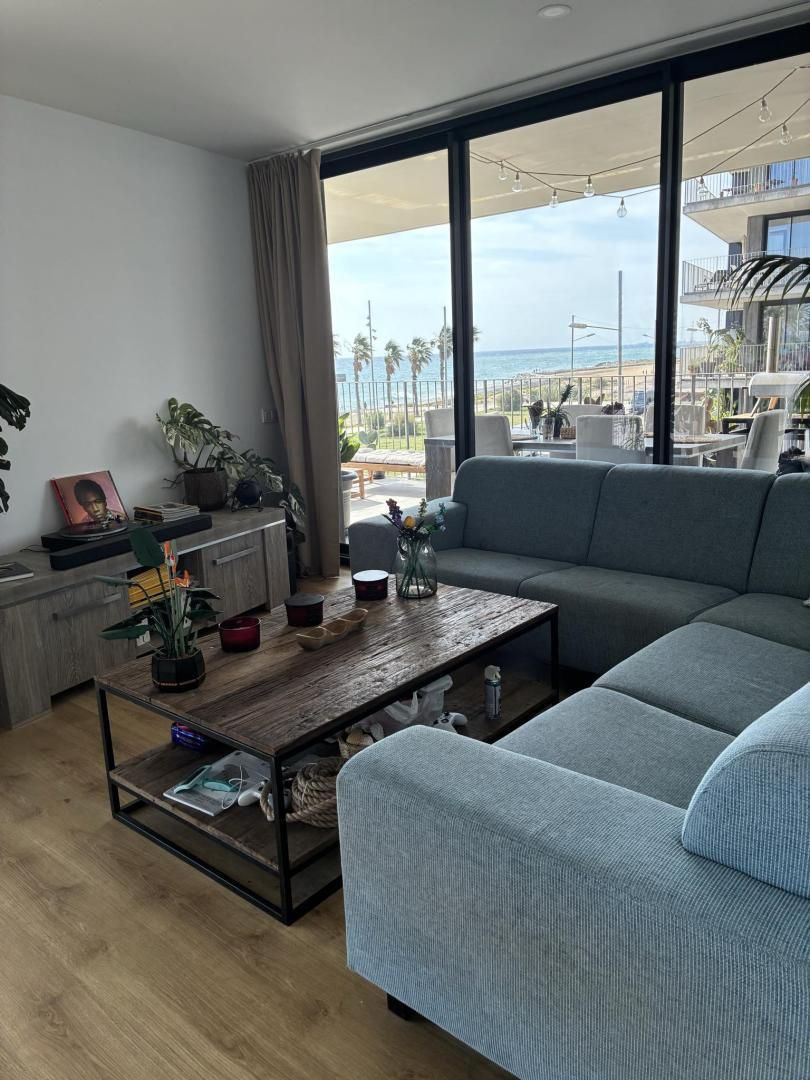 Living room of Flat to rent in Sant Adrià de Besòs  with Air Conditioner, Terrace and Balcony