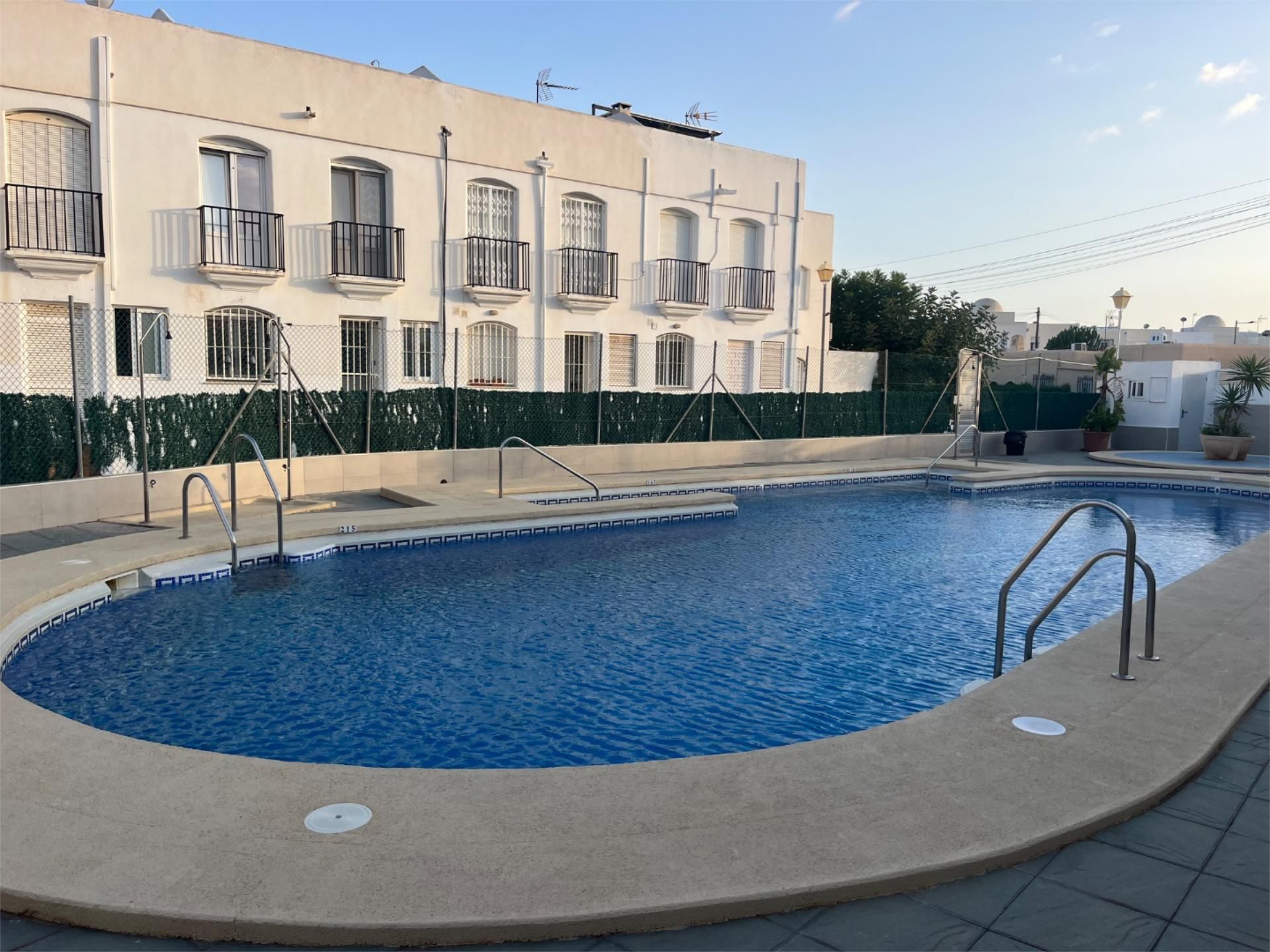 Swimming pool of Flat for sale in Mojácar  with Air Conditioner, Heating and Terrace