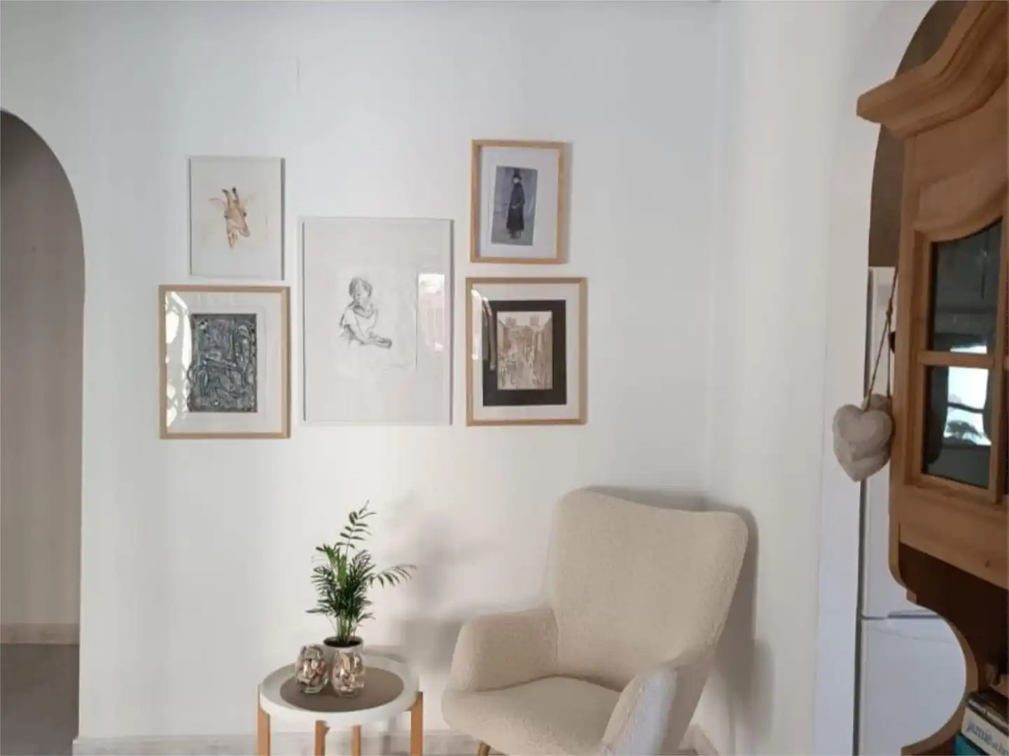 Sala de estar de Piso en venta en Torrevieja con Jardín privado, Terraza y Piscina
