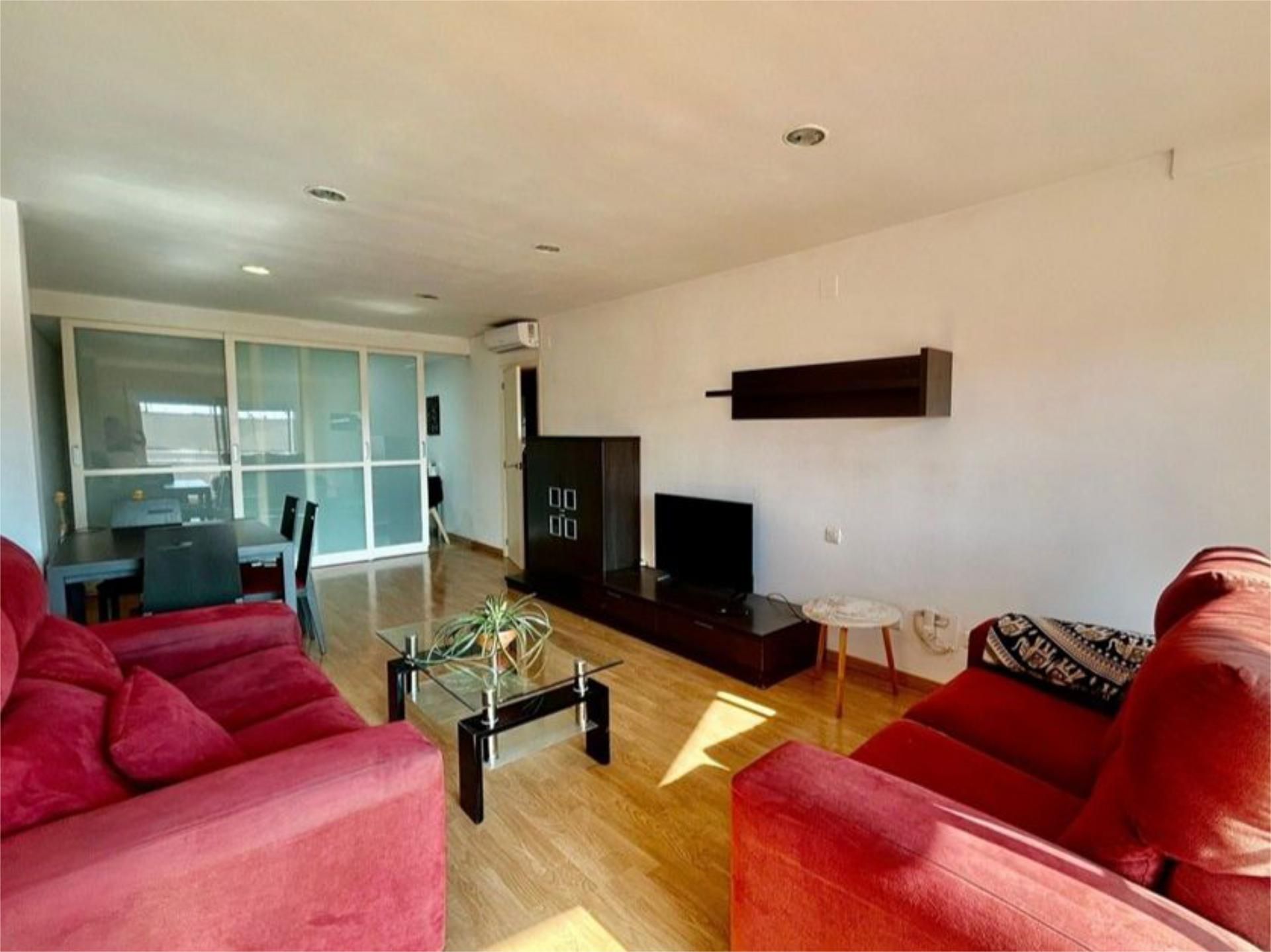 Sala d'estar de Pis de lloguer en Sant Carles de la Ràpita amb Aire condicionat, Calefacció i Parquet