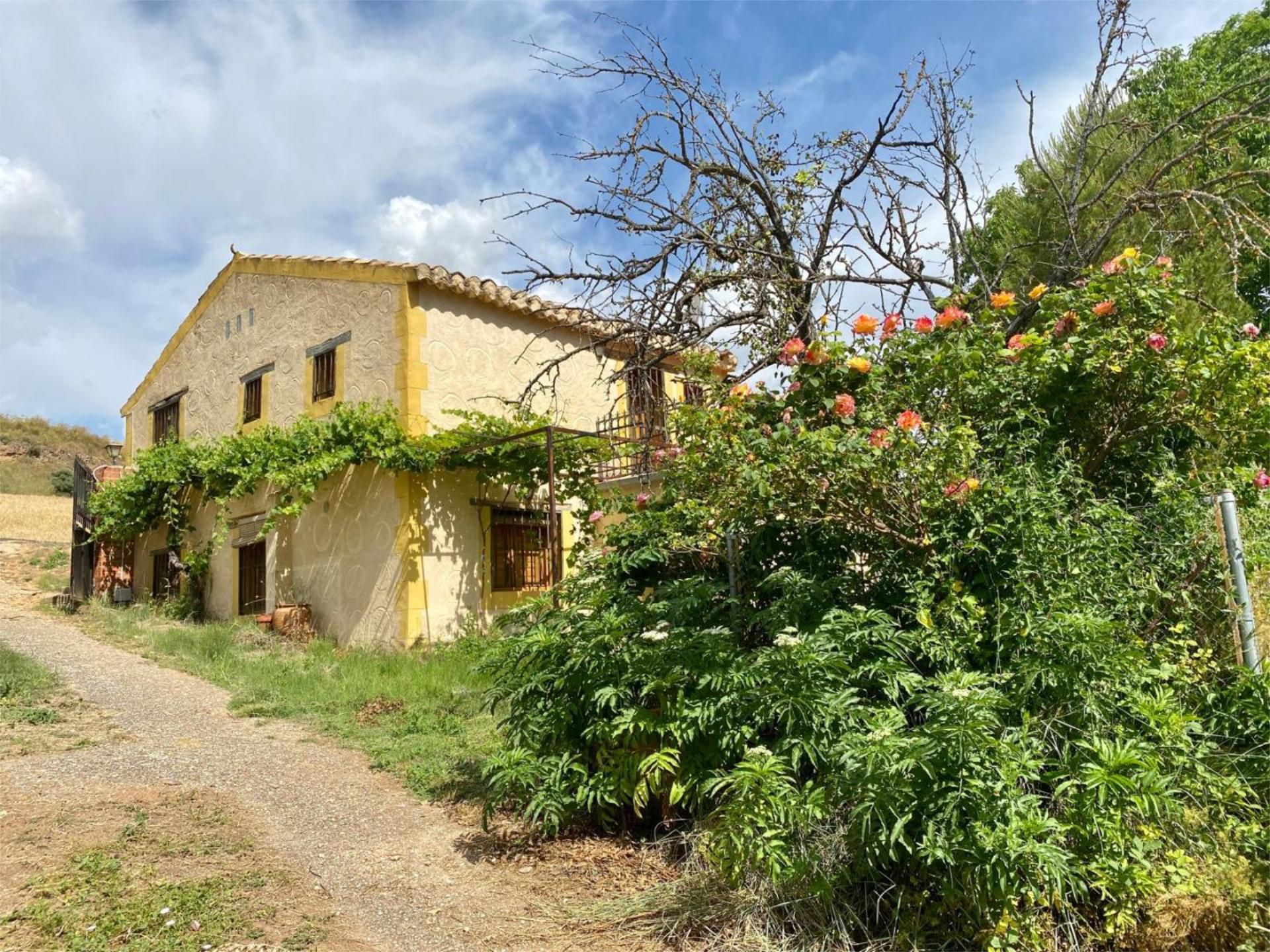Vista exterior de Finca rústica en venda en Fresno de Caracena amb Calefacció, Jardí privat i Moblat