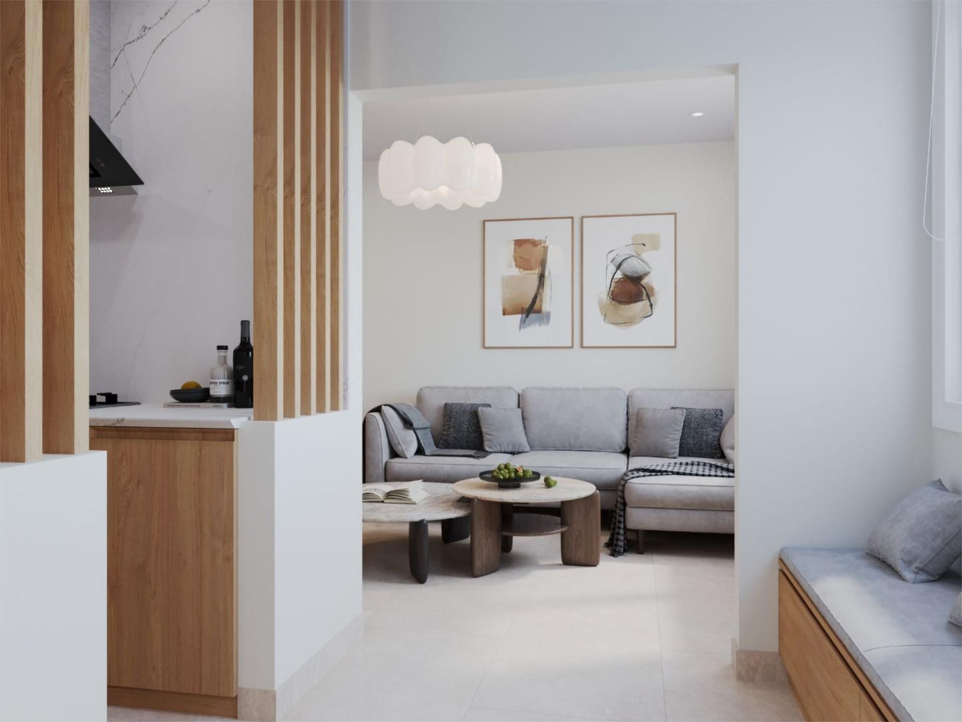 Sala d'estar de Casa o xalet en venda en  Barcelona Capital amb Aire condicionat, Terrassa i Balcó