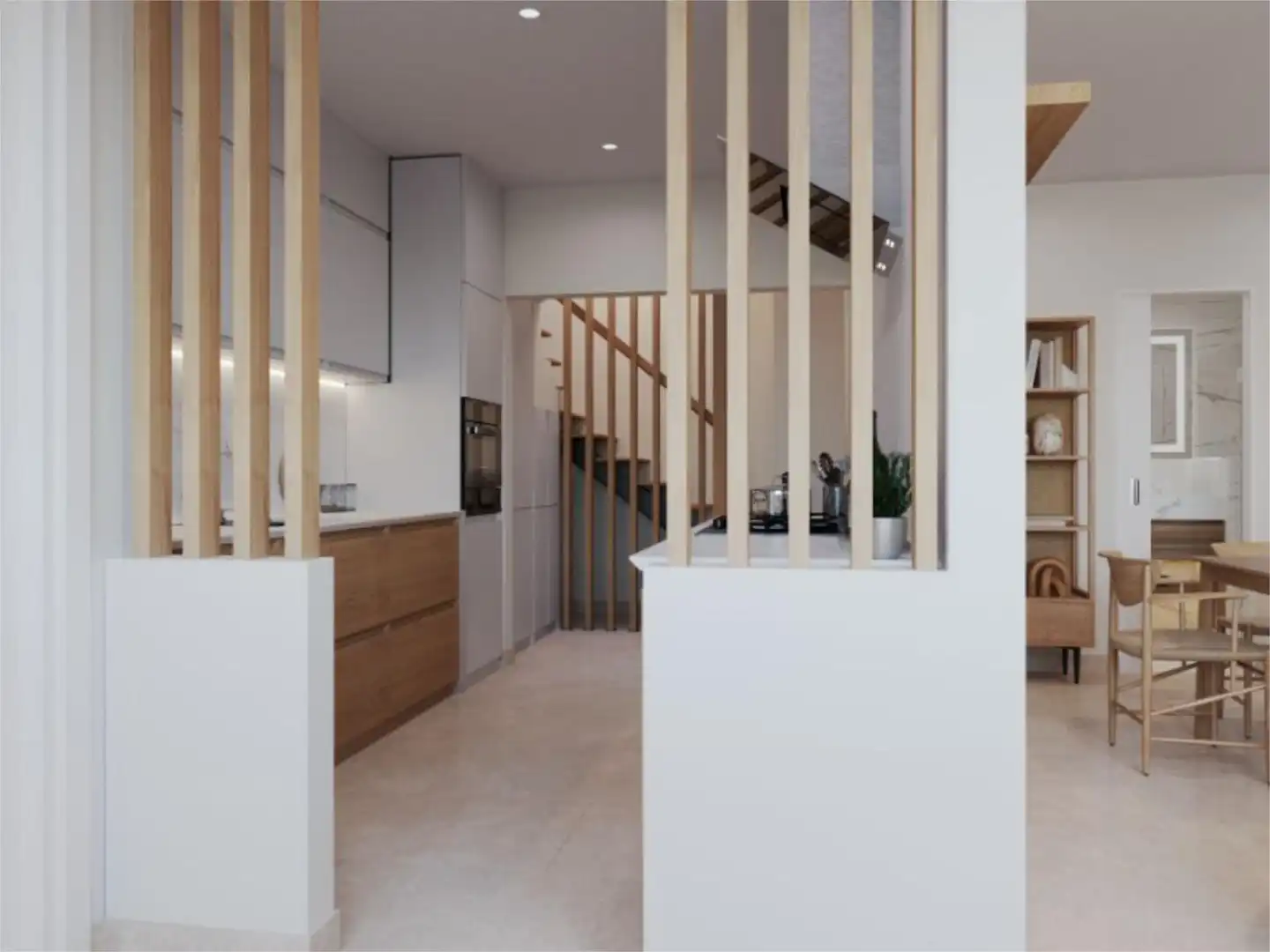 Houses for sale in El Carmel Kitchen of Houses for sale in Barcelona Capital with Air Conditioner, Terrace and Balcony