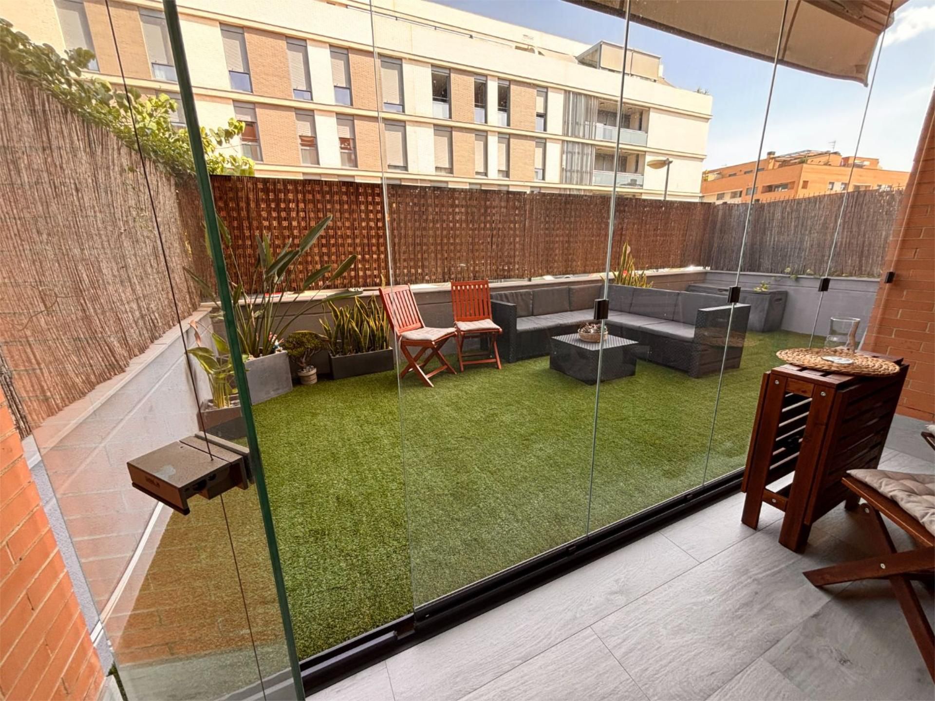 Terrace of Flat for sale in Mairena del Aljarafe  with Air Conditioner, Terrace and Swimming Pool