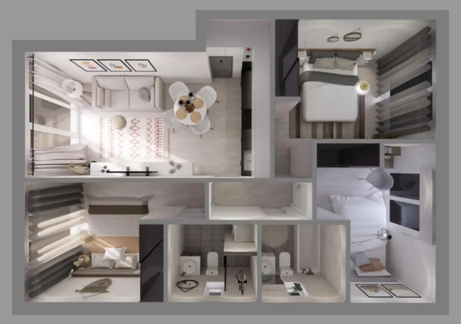 Attic for sale in Calle 6, 11, Nueva Torrevieja Bedroom of Attic for sale in Torrevieja with Air Conditioner, Terrace and Balcony