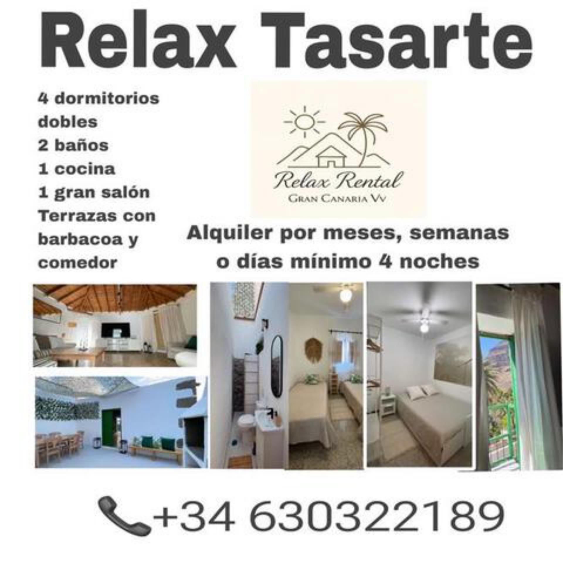 Dormitori de Casa adosada de lloguer en Las Palmas de Gran Canaria amb Terrassa i Moblat