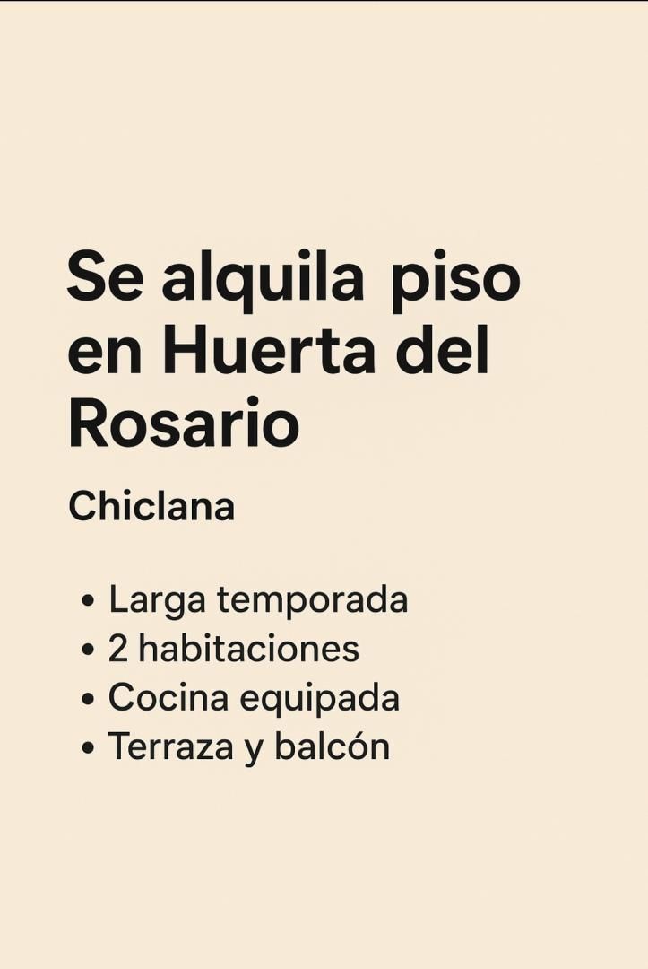 Pis de lloguer en Chiclana de la Frontera amb Terrassa i Balcó