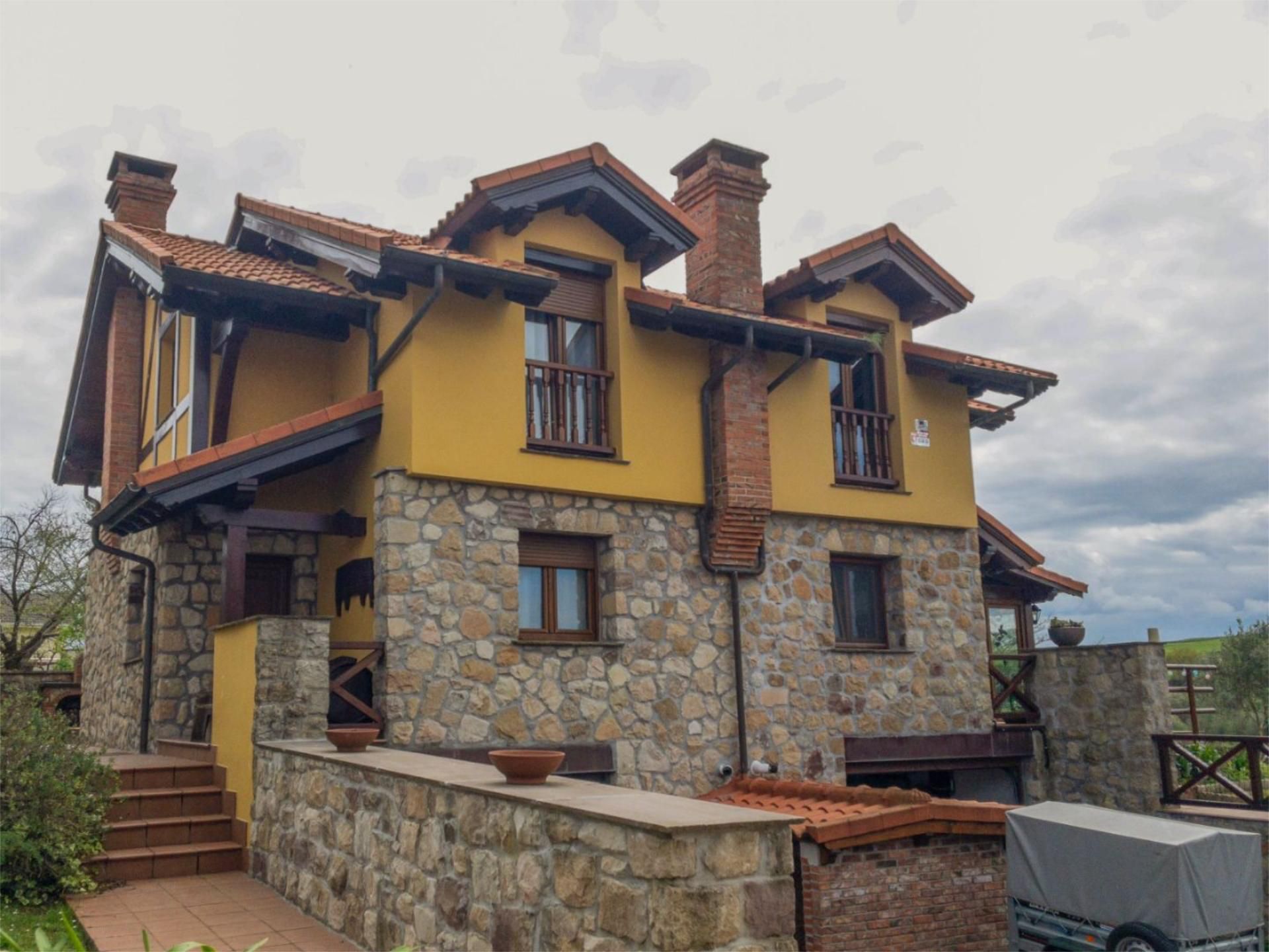 Exterior view of Single-family semi-detached for sale in Suances  with Terrace